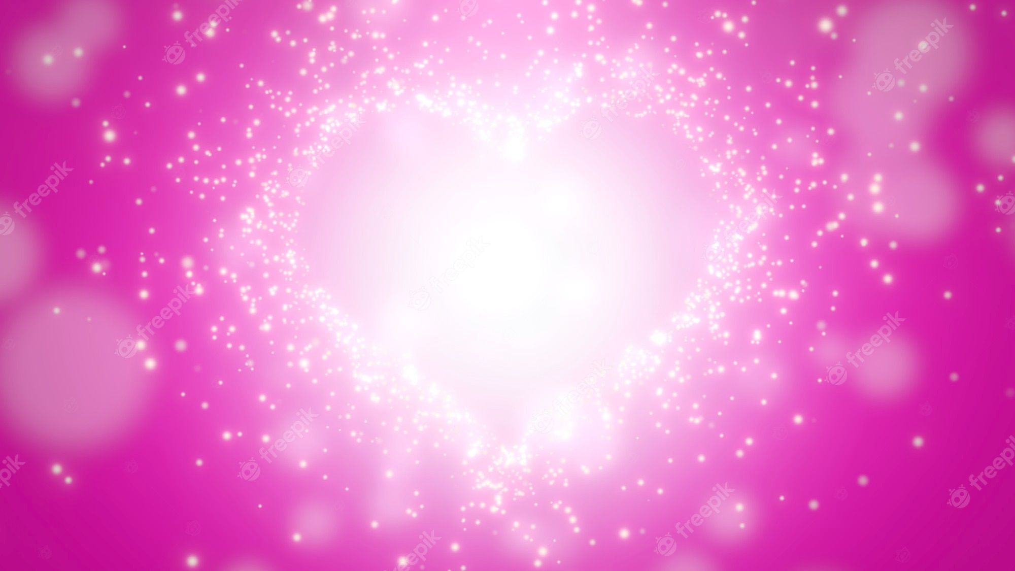 2000x1125 Premium Photo. Closeup pink hearts of love, wedding background. elegant and luxury pastel style 3D illustration
