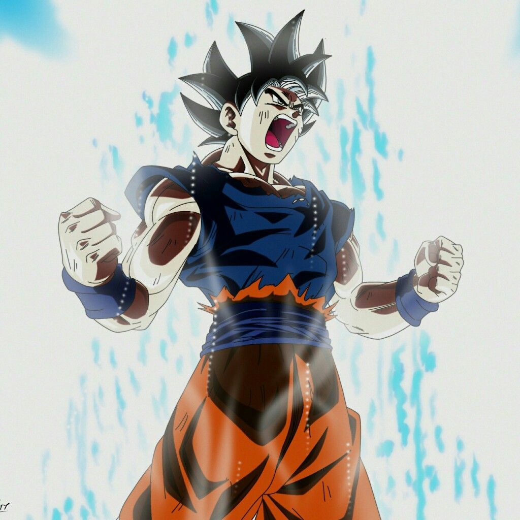 1024x1024 Goku ultra instinct power up #dragonballsuper. Dragon ball super manga, Dragon ball super goku, Anime dragon ball super