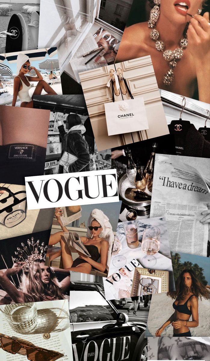 698x1200 vogue aesthetic collage iPhone