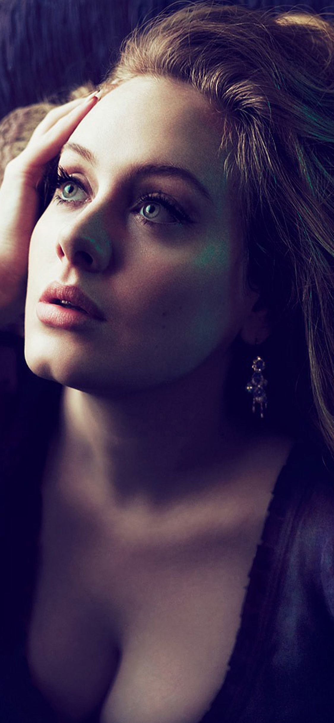 1125x2436 iPhone X wallpaper. adele vogue singer photo art