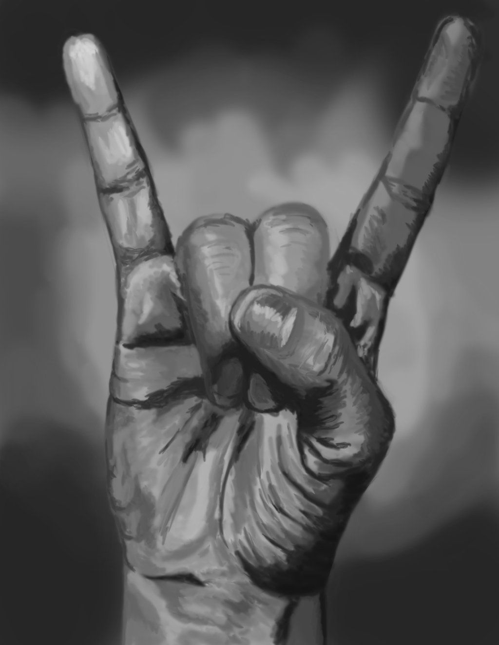 1024x1325 Hand Signs Wallpaper