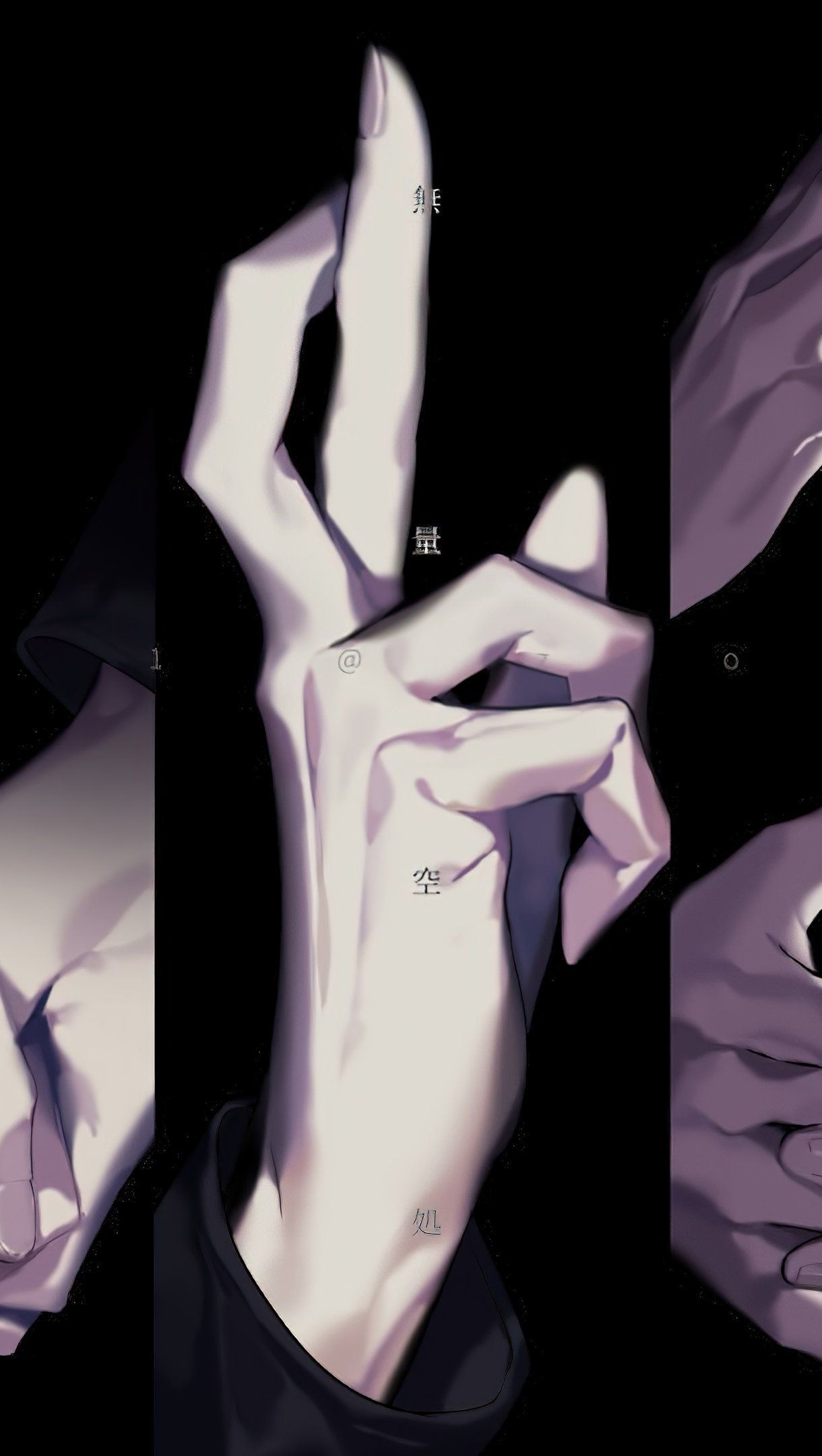 1220x2160 Megumi hand sign Jujutsu Kaisen Anime Wallpaper 4k Ultra HD