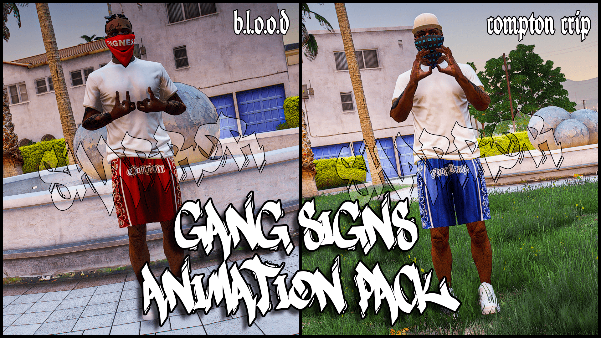 1920x1080 Gang Signs Pack