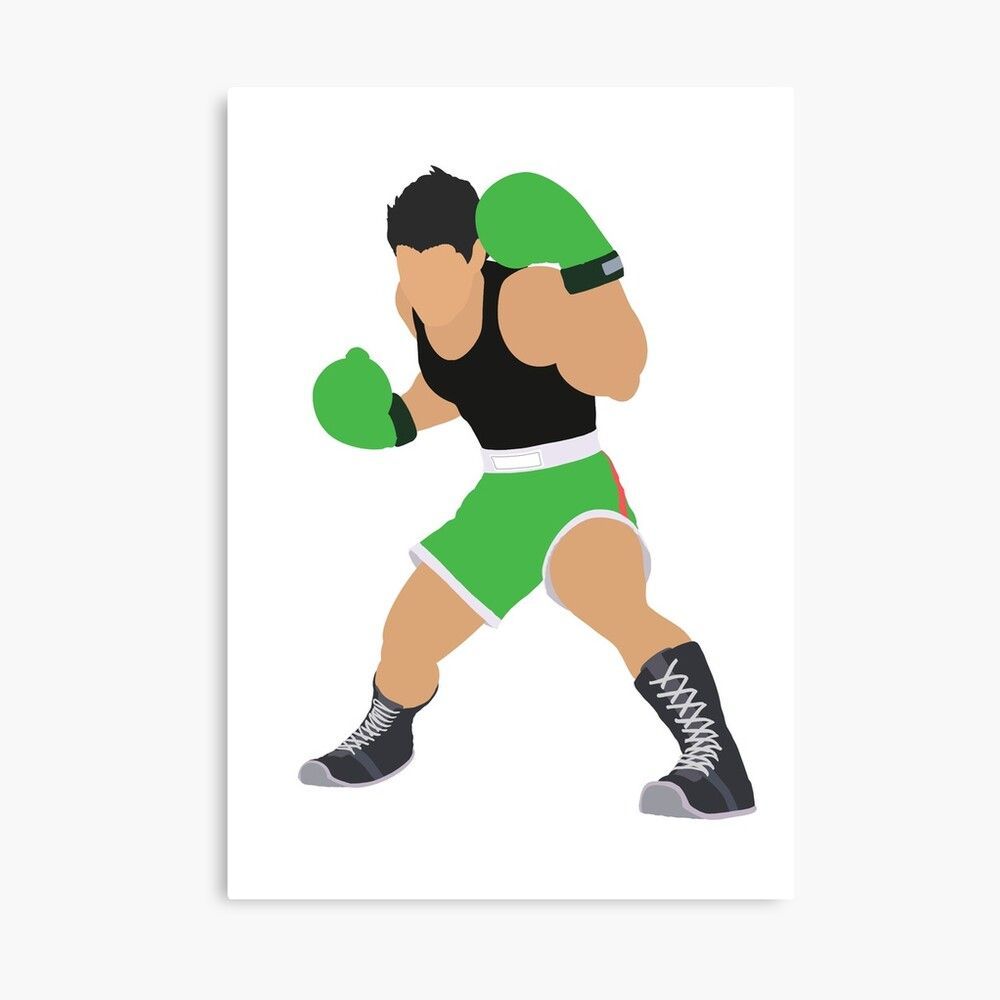 1000x1000 Little Mac SSBU Art Board Print