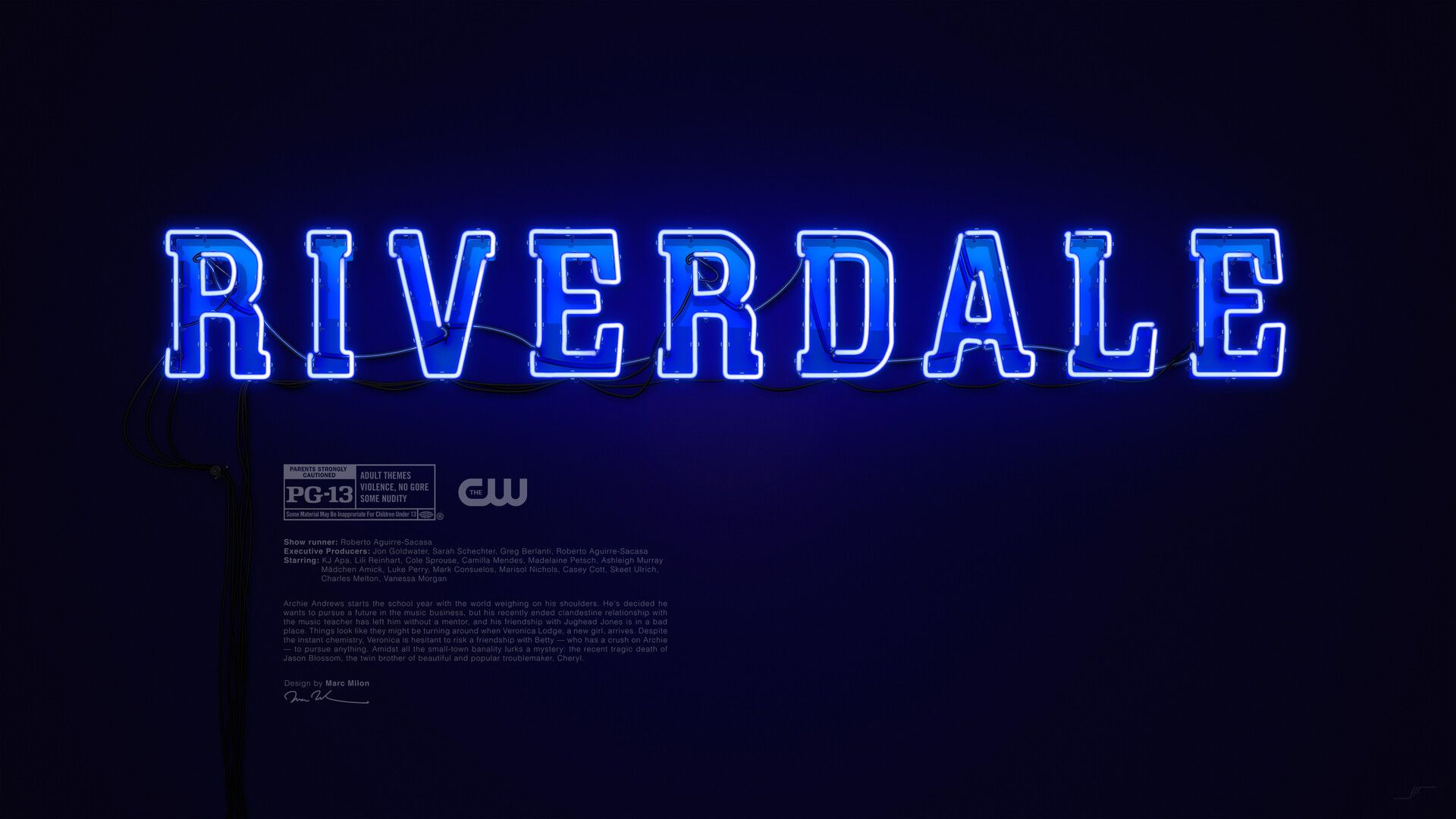 1920x1080 Marc Milon Neon Movie Poster + Wallpaper Set. 4K, 8K