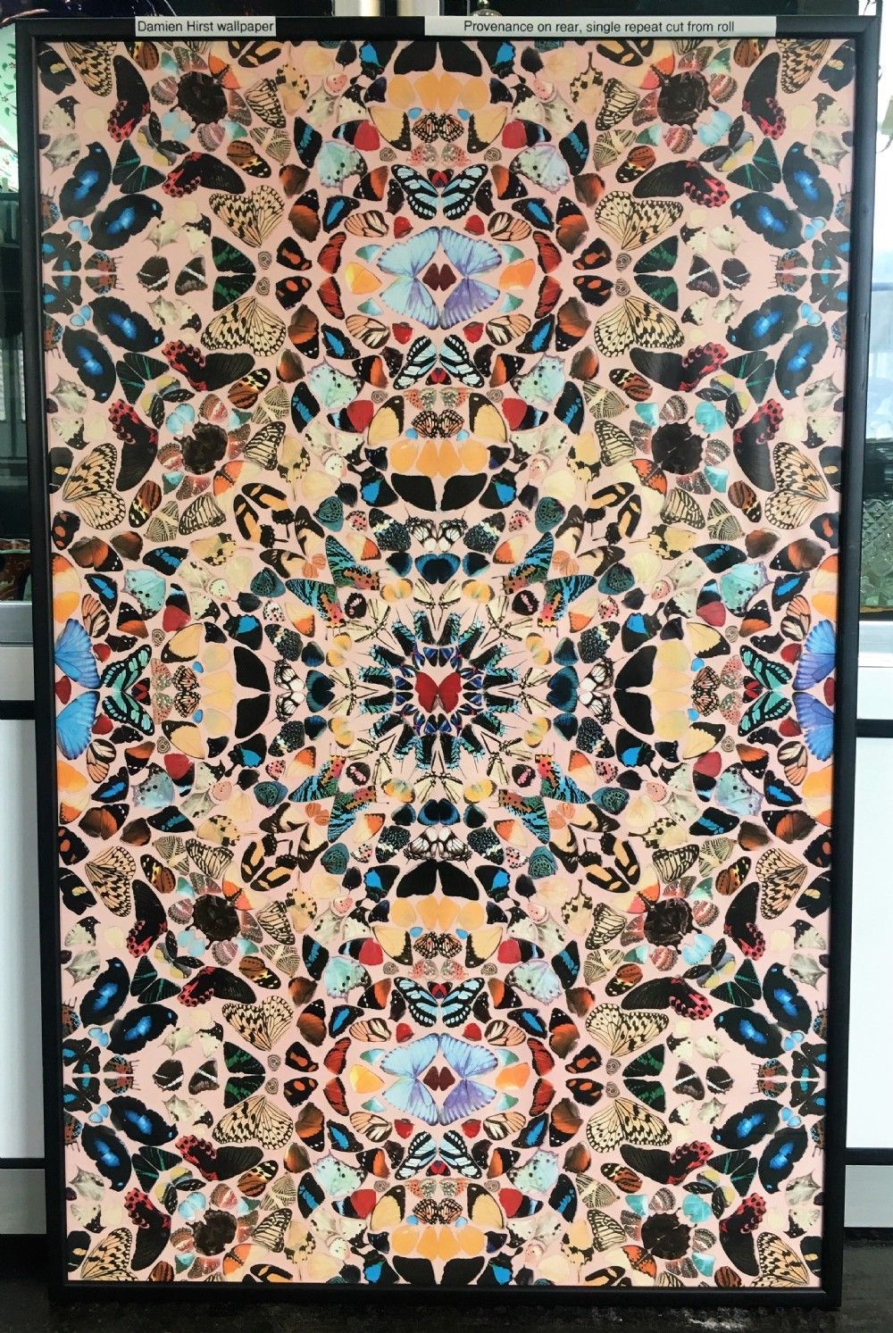 1000x1493 Damien Hirst Original Wallpaper Section. Single Repeat Cut From The Roll