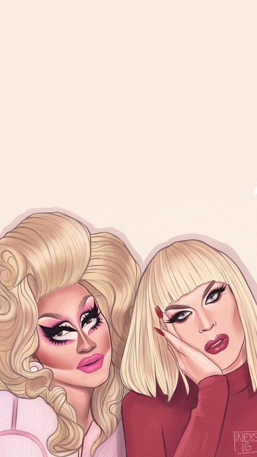 850x1512 RuPaul's Drag Race: Trixie Mattel x Katya Zamolodchikova HD phone wallpaper