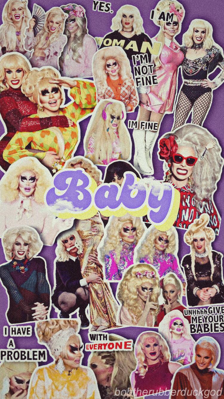 750x1335 Baby” Trixie and Katya wallpaper 750x1334 (I might redo this in the future but I am not sure yet)