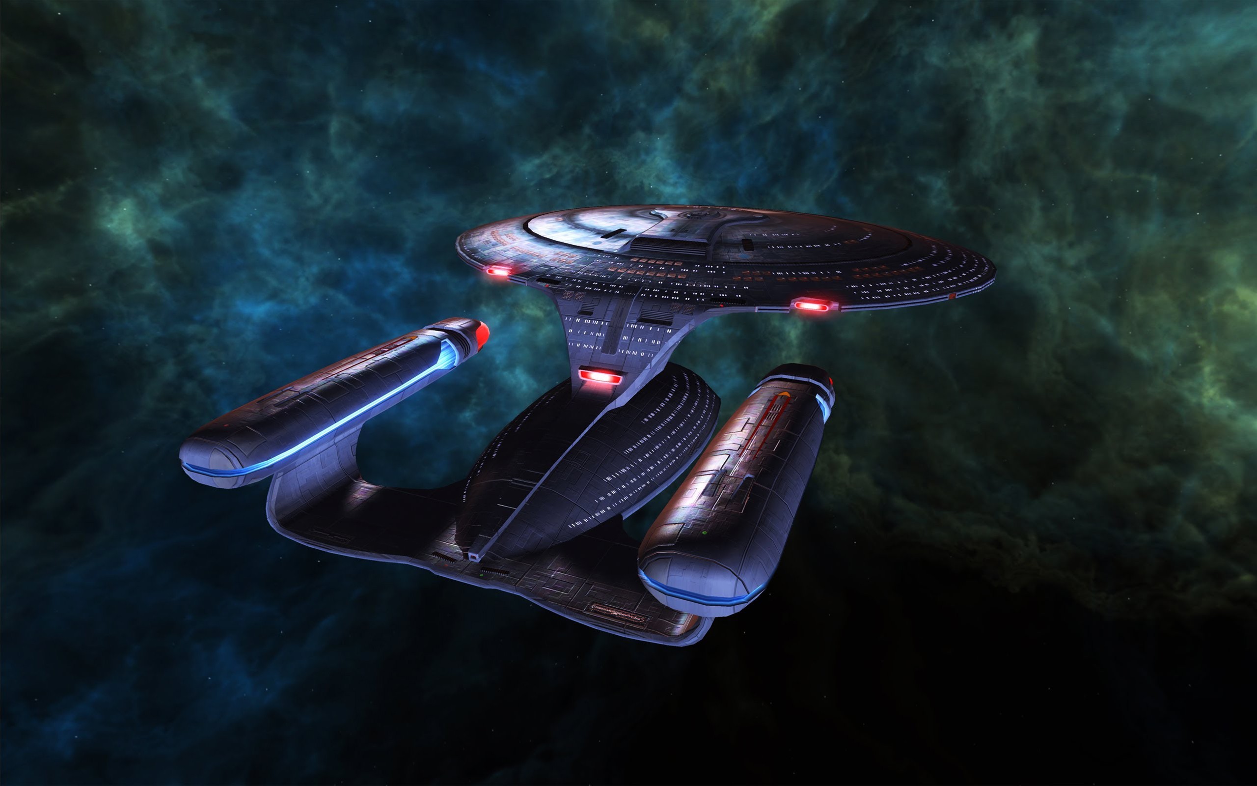 2560x1600 Star Trek USS Enterprise Spaceship Star Trek Ships NCC 1701 Enterprise D Wallpaper:2560x1600