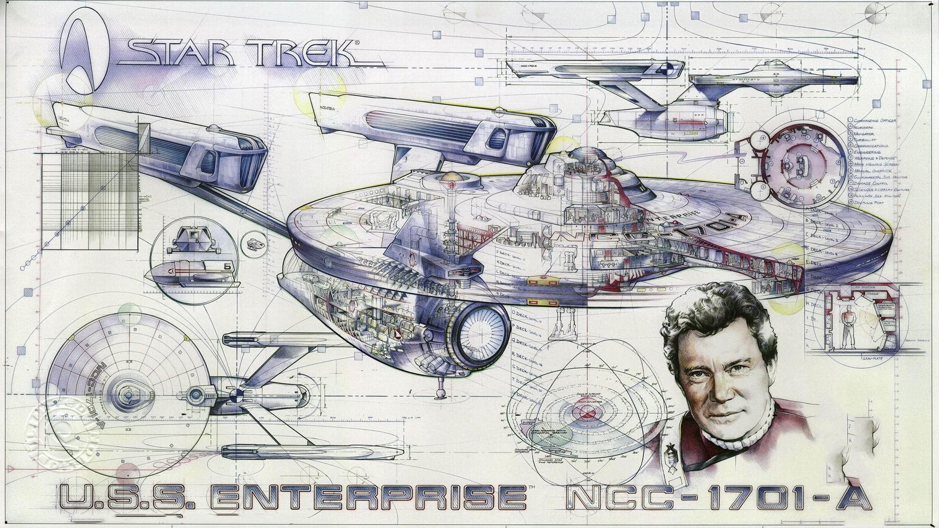 1920x1080 Wallpaper / 1080P, tv shows, ncc, s, star trek, star, u, uss enterprise, uss, enterprise, 1920x plan, trek free download