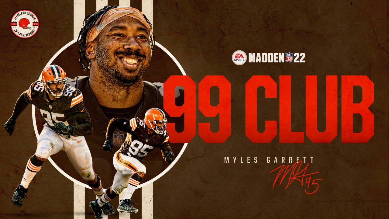1280x720 Myles Garrett joins elite company of Madden 99 Club