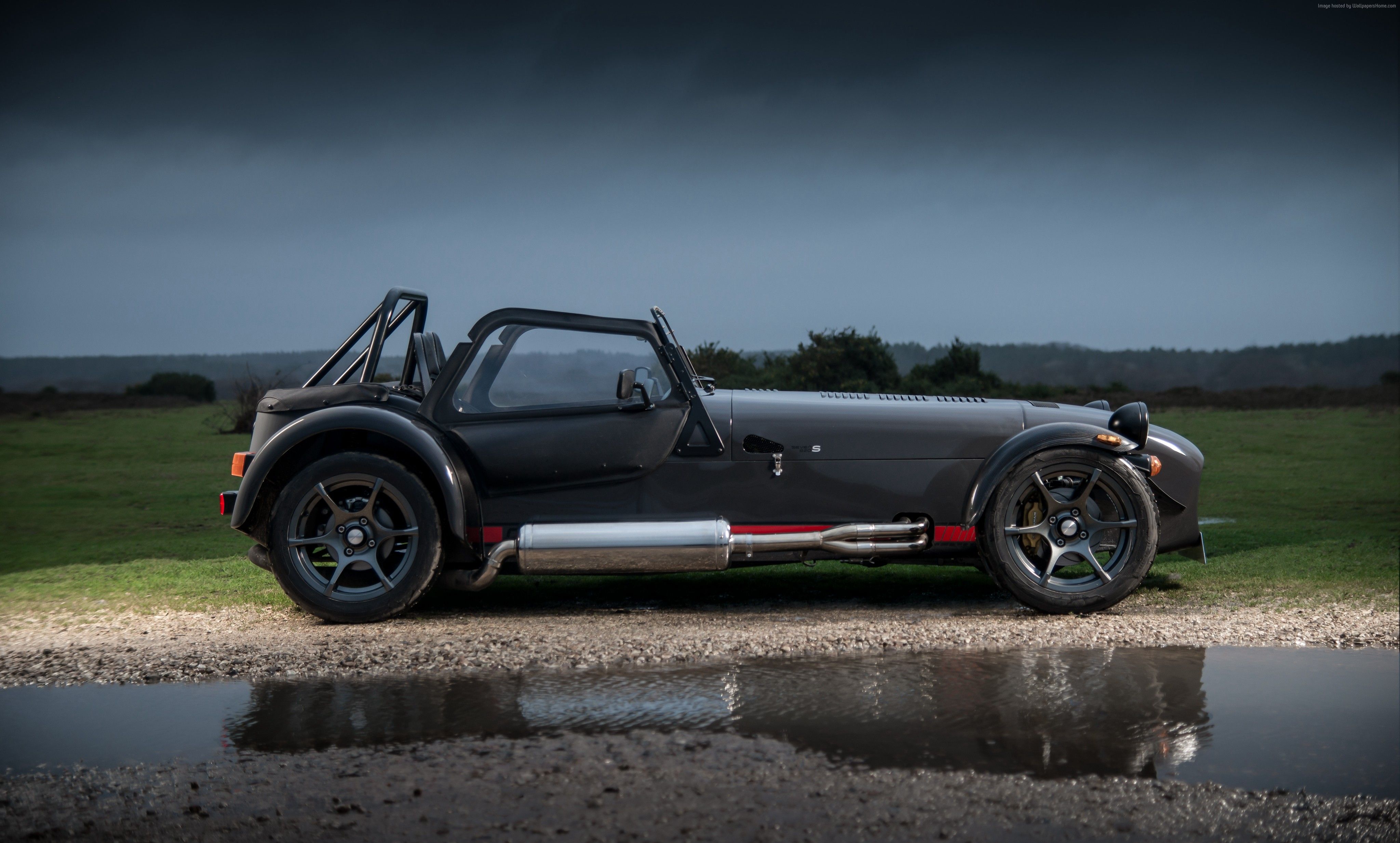 4096x2467 Autosport International Motor Show Caterham Seven 620 S, black Gallery HD Wallpaper