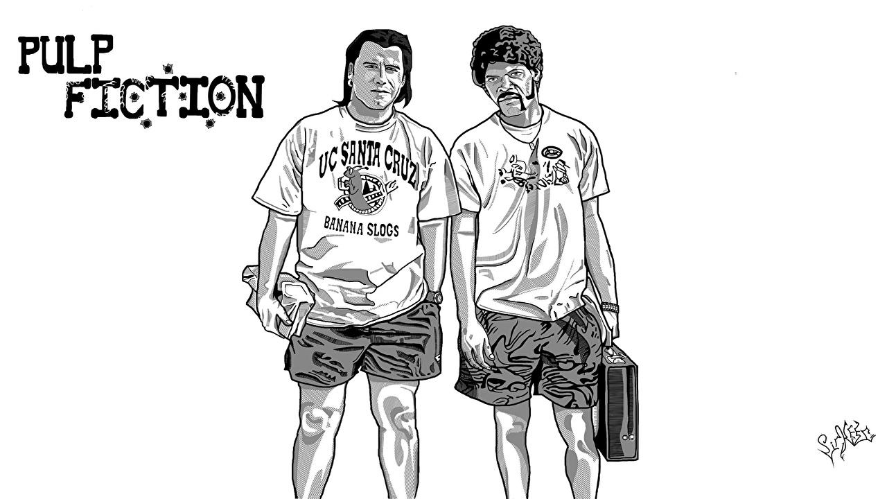 1280x720 Picture Pulp Fiction John Travolta Man Samuel Leroy Jackson