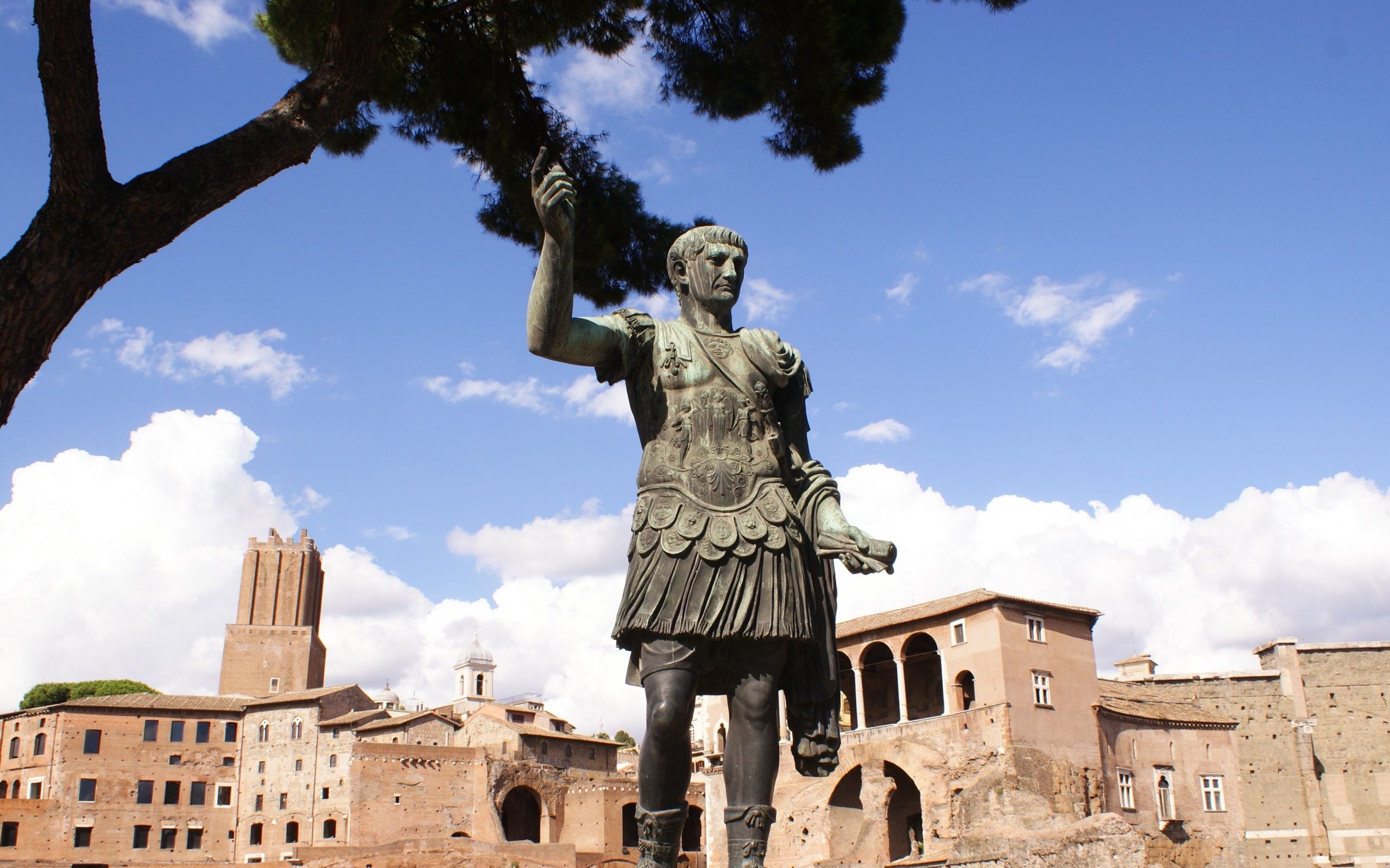 2560x1600 Wallpaper 4k rome, caesar, monument, city, italy 4k Wallpaper