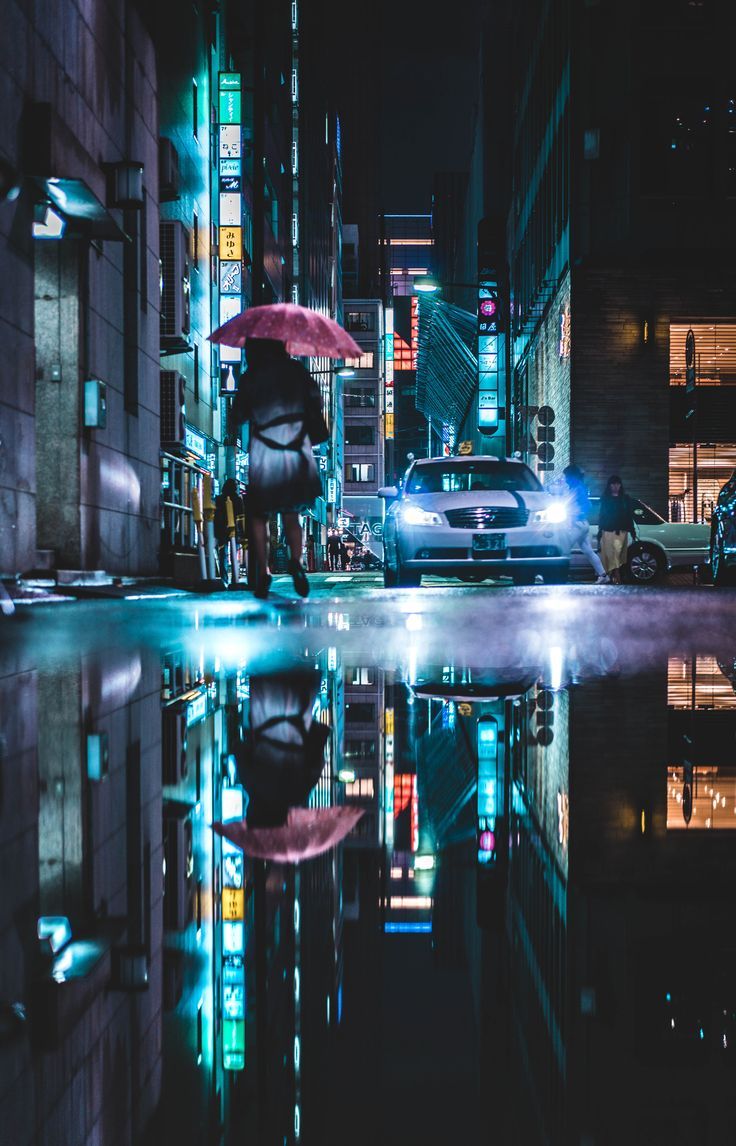 736x1146 Rain in Ginza Tokyo [OC] [4405x6864]. Urban photography, Cyberpunk city, Cyberpunk