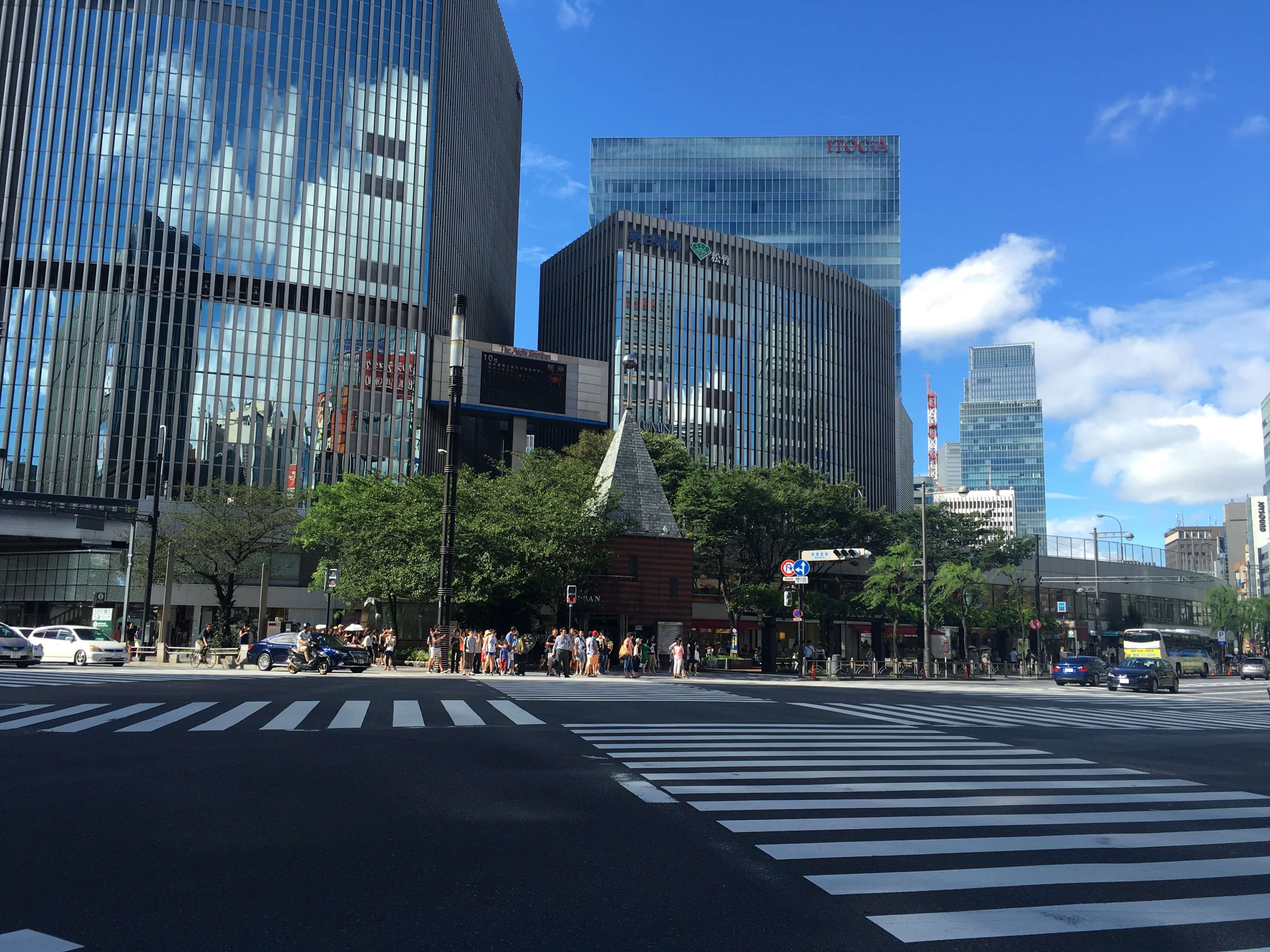 3840x2880 ginza, japan, pedestrian lane, tokyo 4k Gallery HD Wallpaper