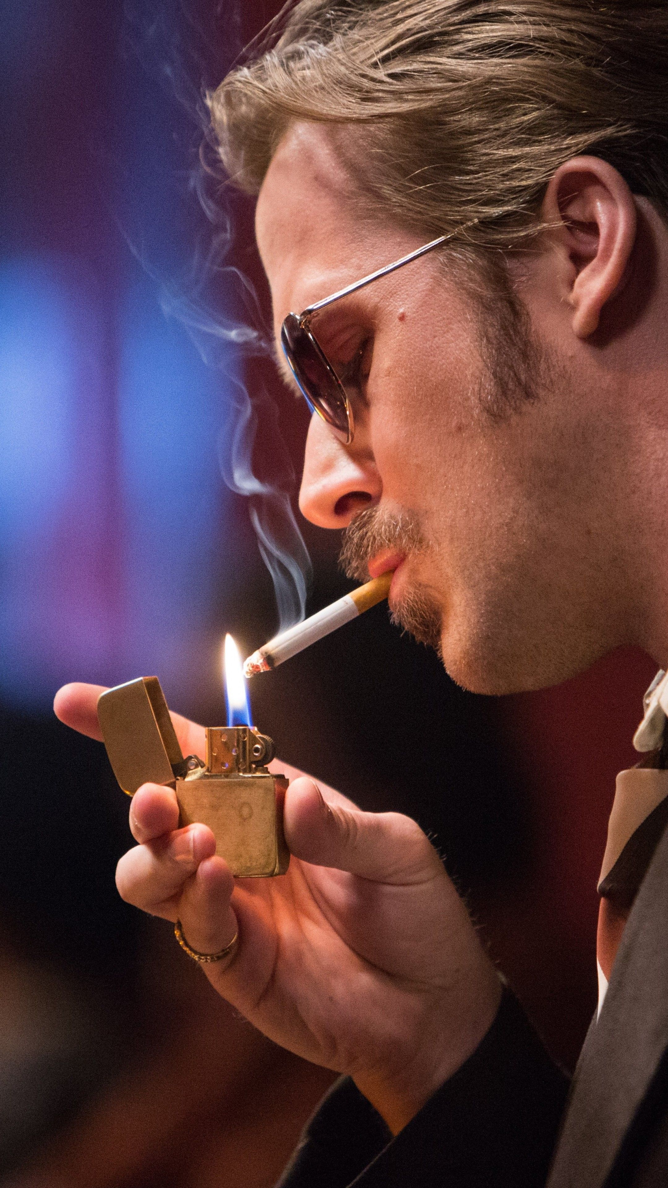 2160x3840 Wallpaper The Nice Guys, Ryan Gosling, smoke, best movies of Movies