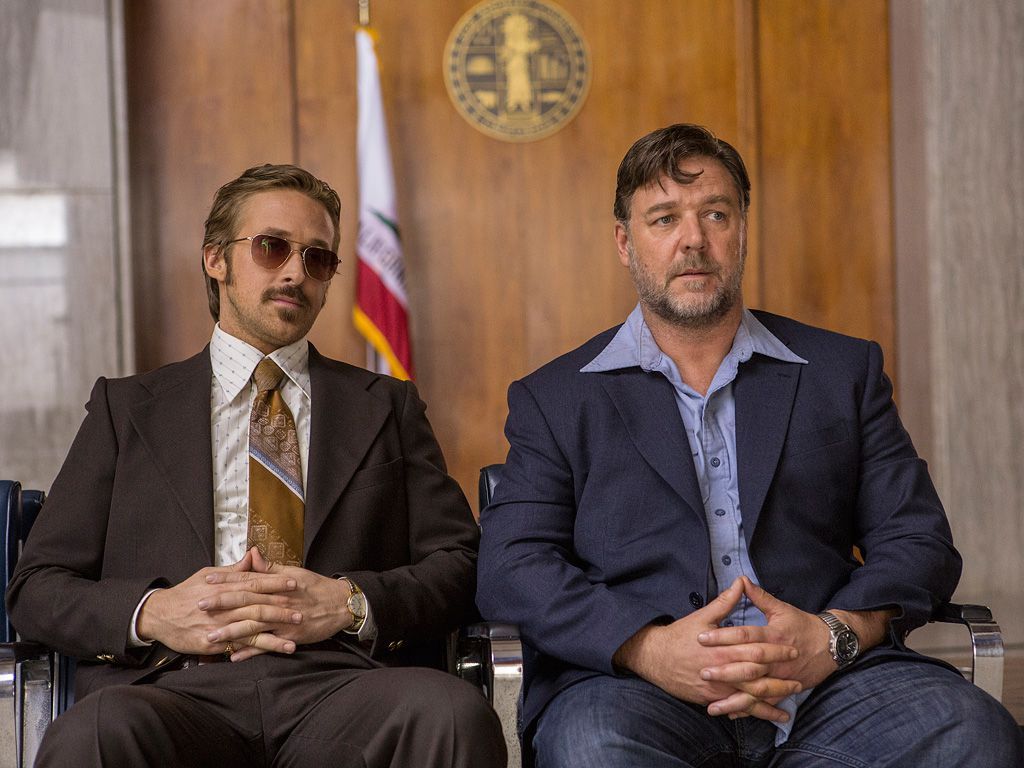 1024x768 Nice Guys with Ryan Gosling and Russell Crowe: PEOPLE Review