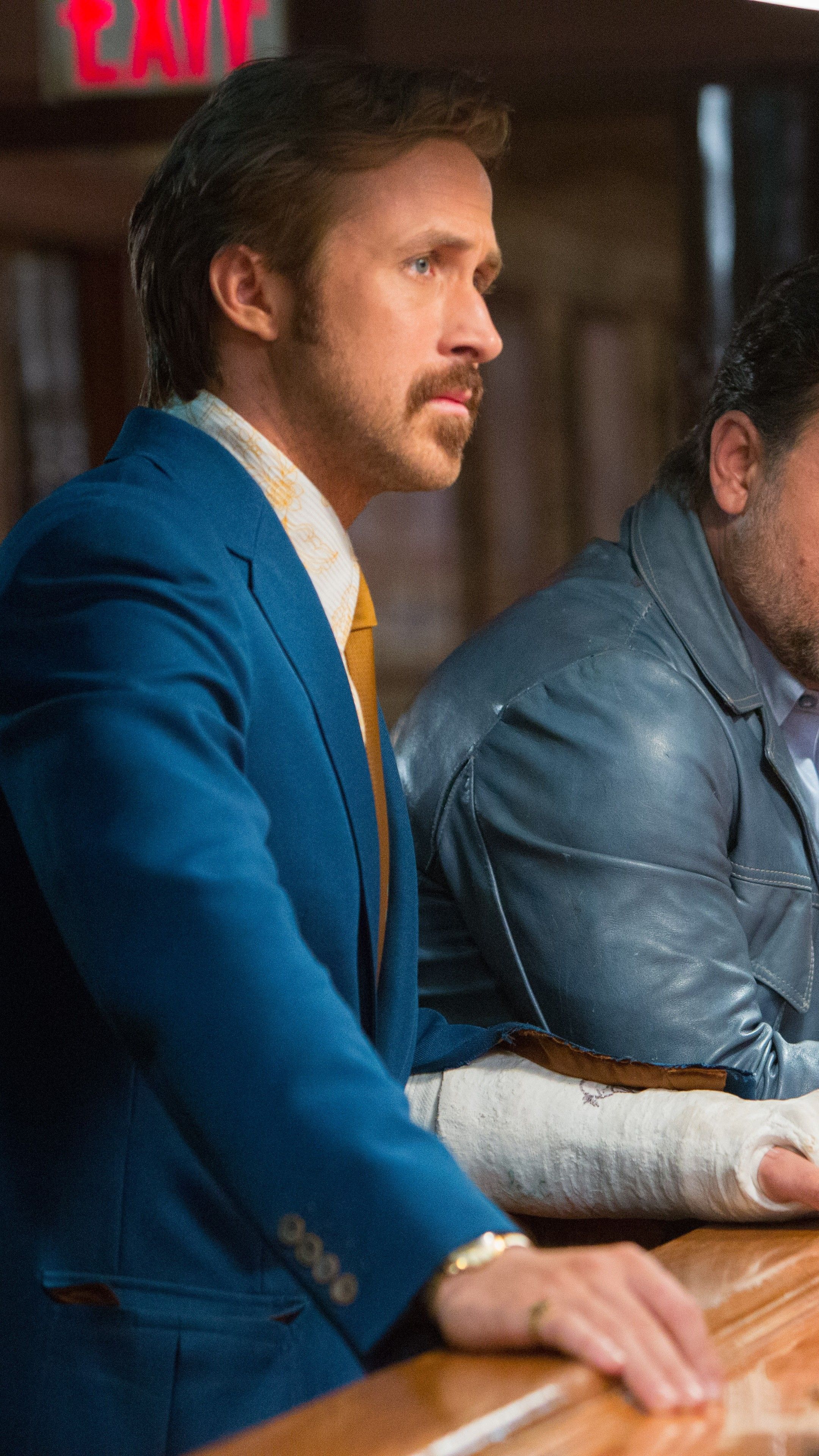 2160x3840 Wallpaper The Nice Guys, Ryan Gosling, Russell Crowe, best movies of Movies
