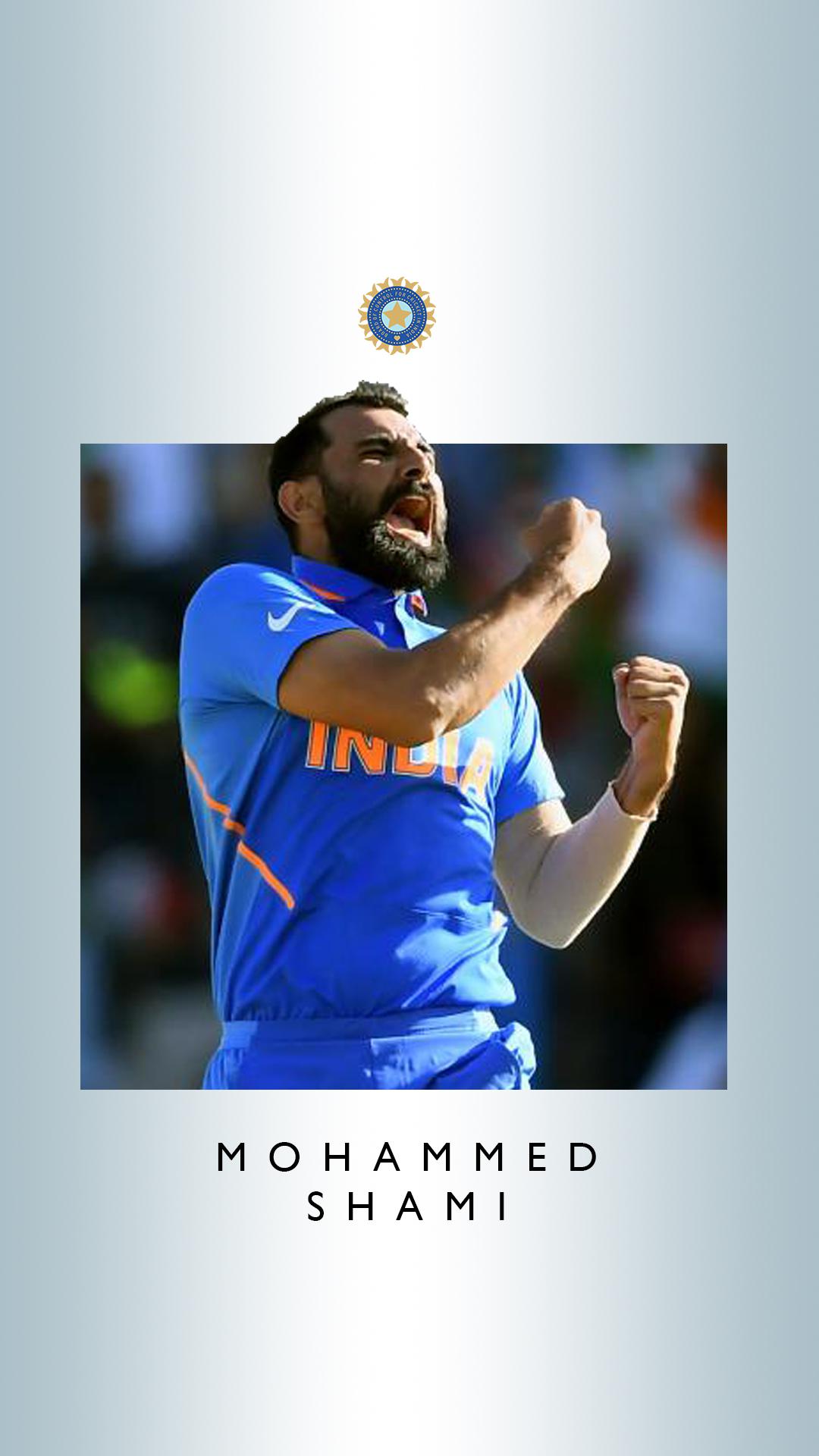 1080x1920 Saw a wallpaper of Kane in other post, You guys liked it very much. So here is of Shami from Ind v Afg match