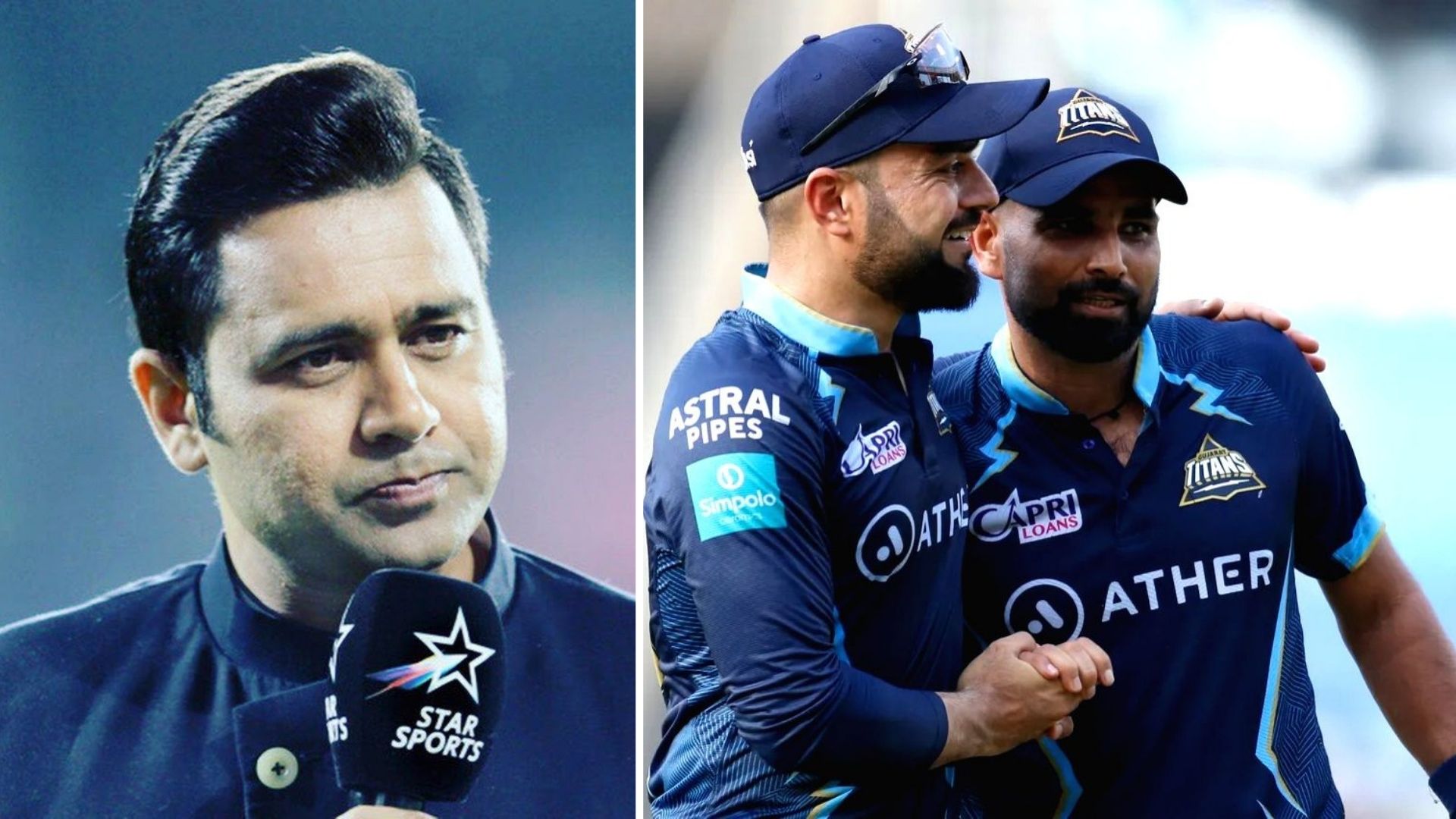 1920x1080 GT vs CSK: Aakash Chopra Picks Mohammed Shami Over Rashid Khan To Pick Most Wickets For Gujarat Titans In IPL 2023