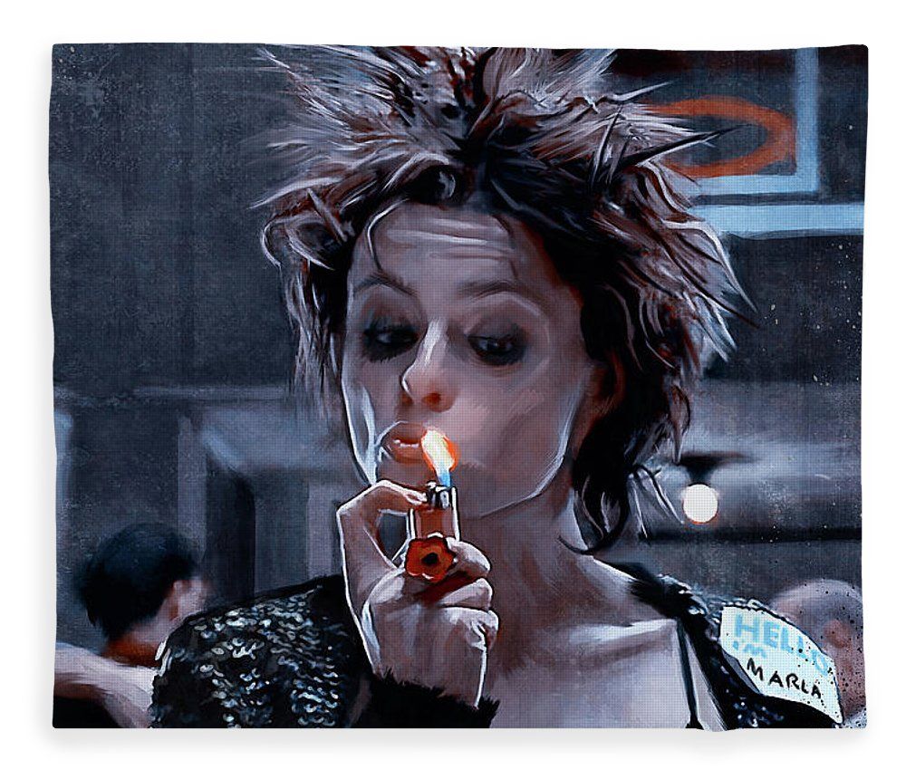 1000x860 Marla Singer Takes A Break Club Fleece Blanket