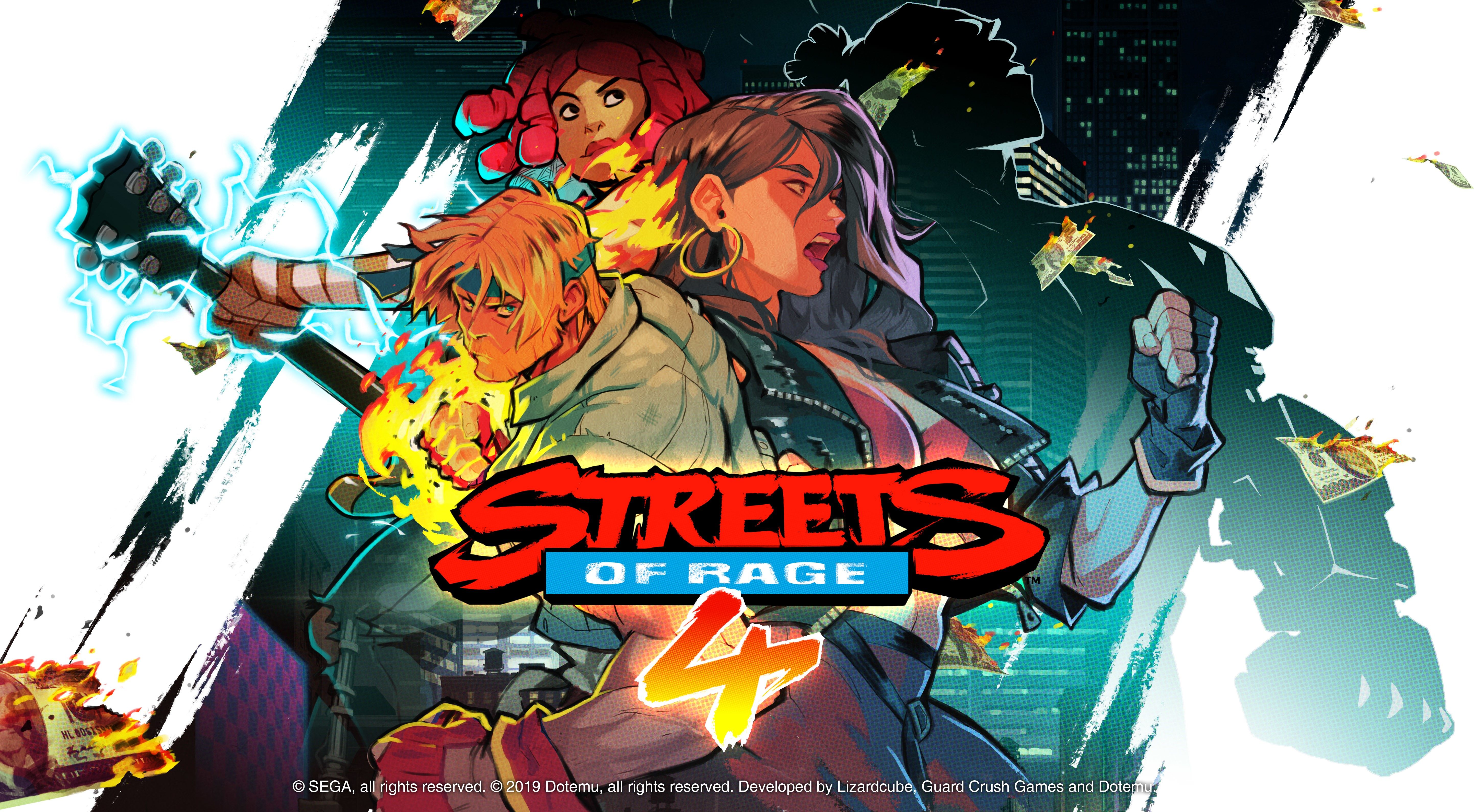 5769x3179 4K, video games, Blaze Fielding, Cherry Hunter, Axel Stone, video game art, Streets of Rage BARE KNUCKLE, digital art, Streets of Rage, artwork Gallery HD Wallpaper
