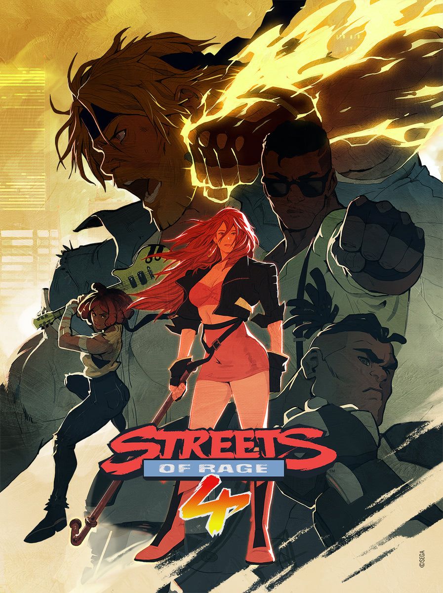 897x1200 Streets of Rage 4 Poster