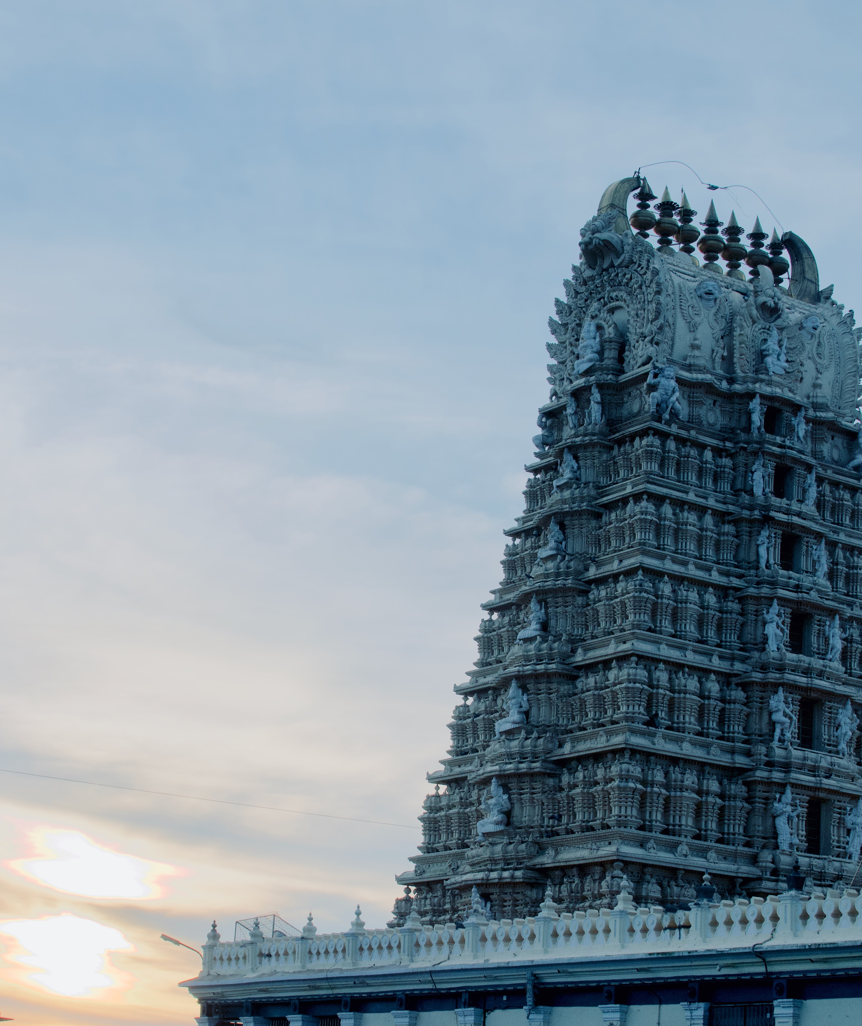 3450x4107 Tamil Temple Wallpaper