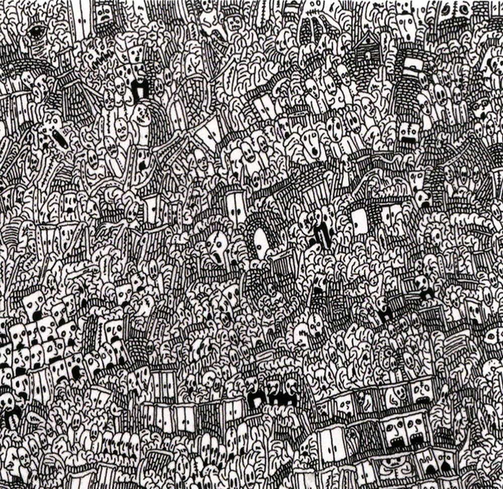 1000x973 Social Anxiety Print. Edition of 15. (11x14)
