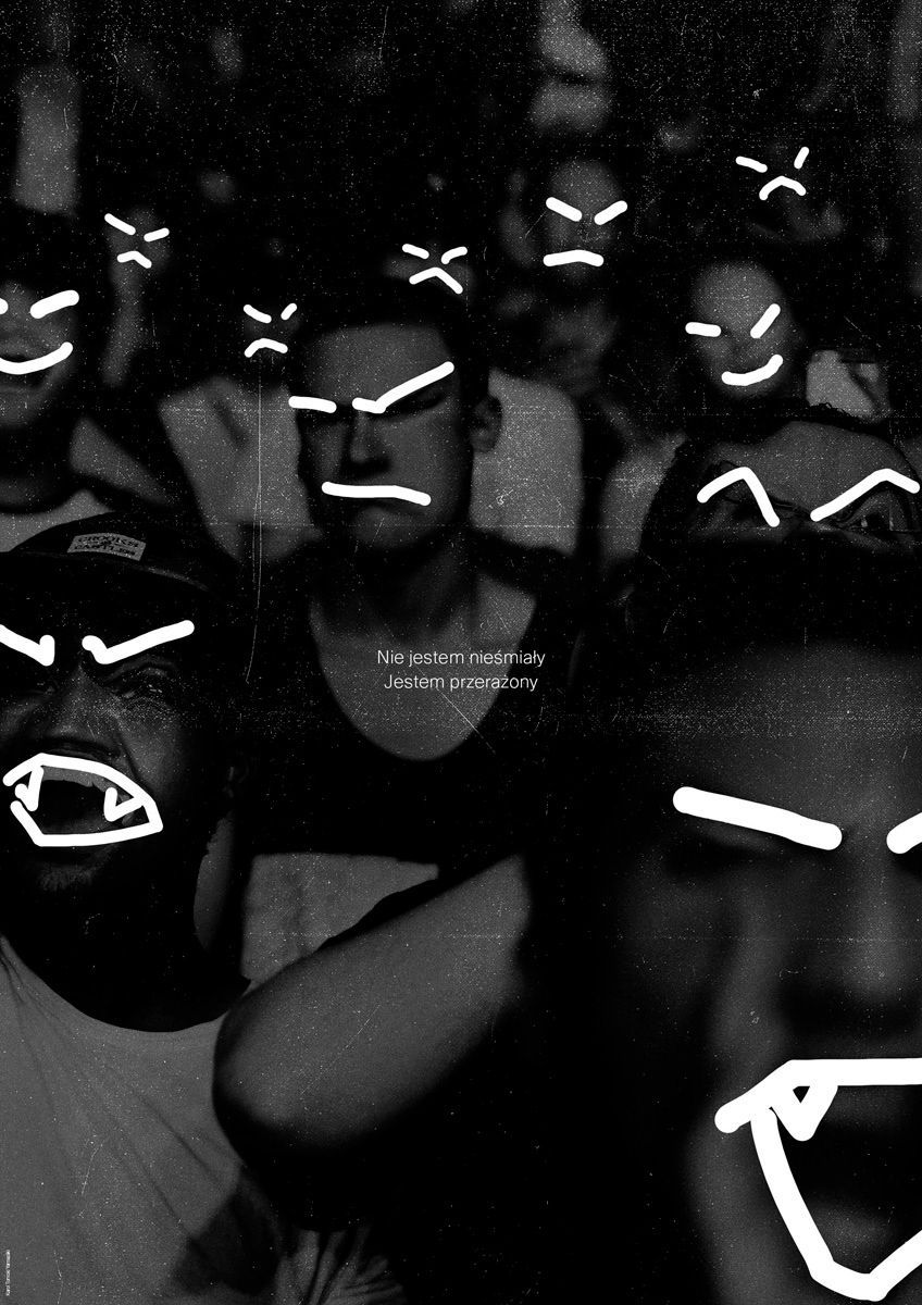 848x1200 I'm not shy, I'm terrified: Posters on social anxiety