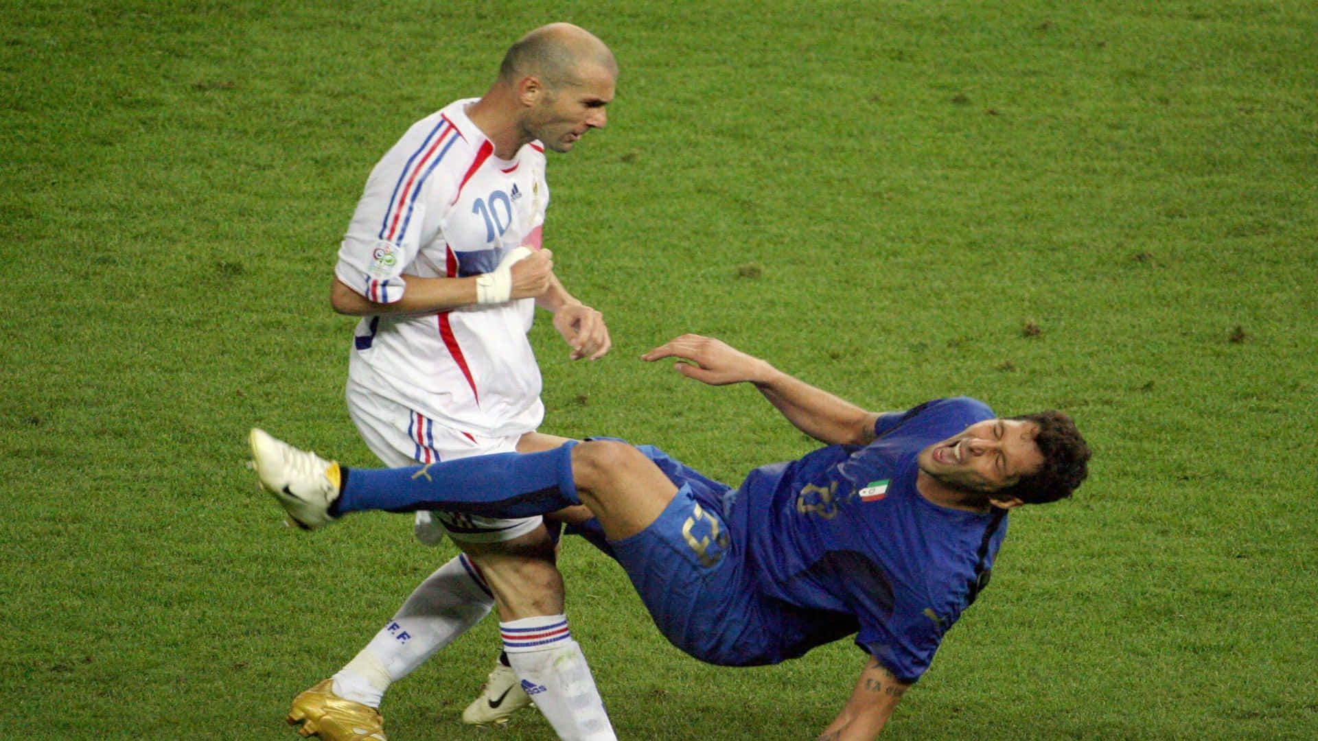 1920x1080 Download Zinedine Zidane Marco Materazzi Football Photography Wallpaper