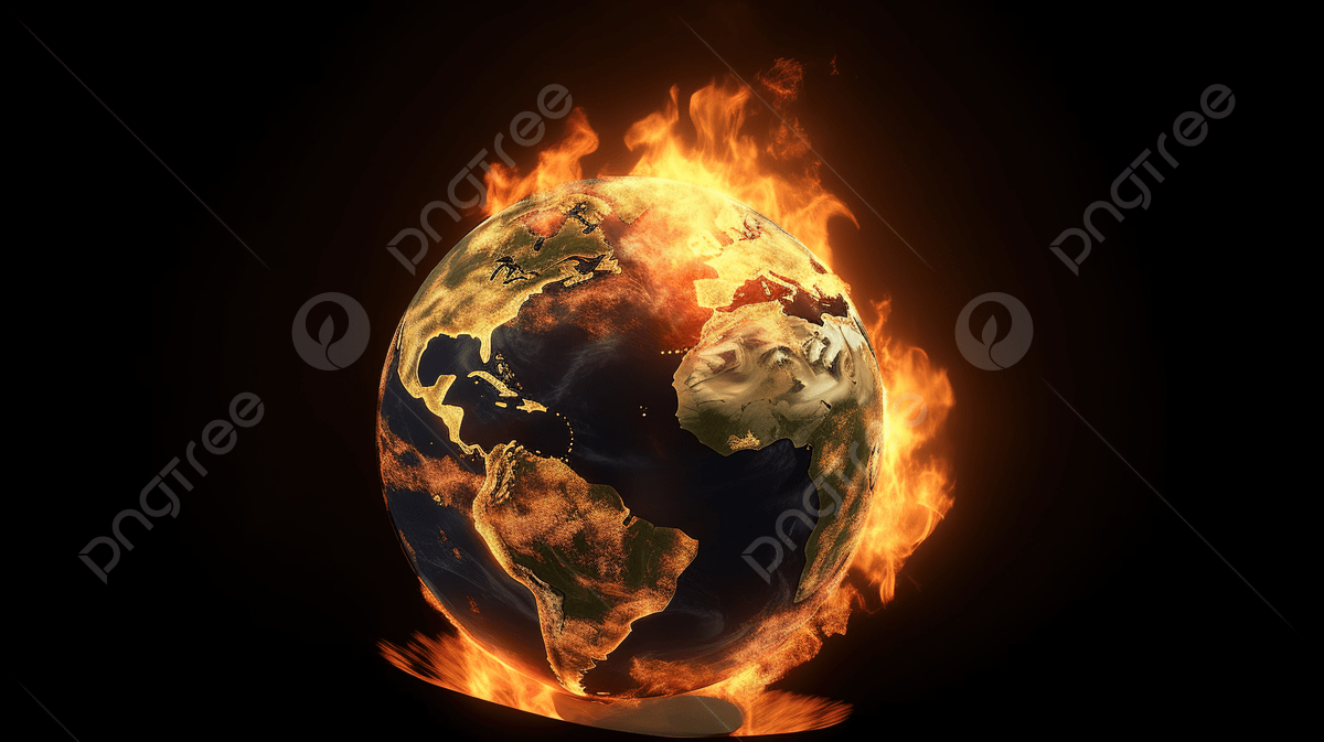 1200x673 The Earth Is Being Destroyed At An Alarming Rate Background, 3D Rendering Illustration Of Planet Earth On Burning Flame Global Warming Concept, HD Photography Photo Background Image And Wallpaper for Free Download