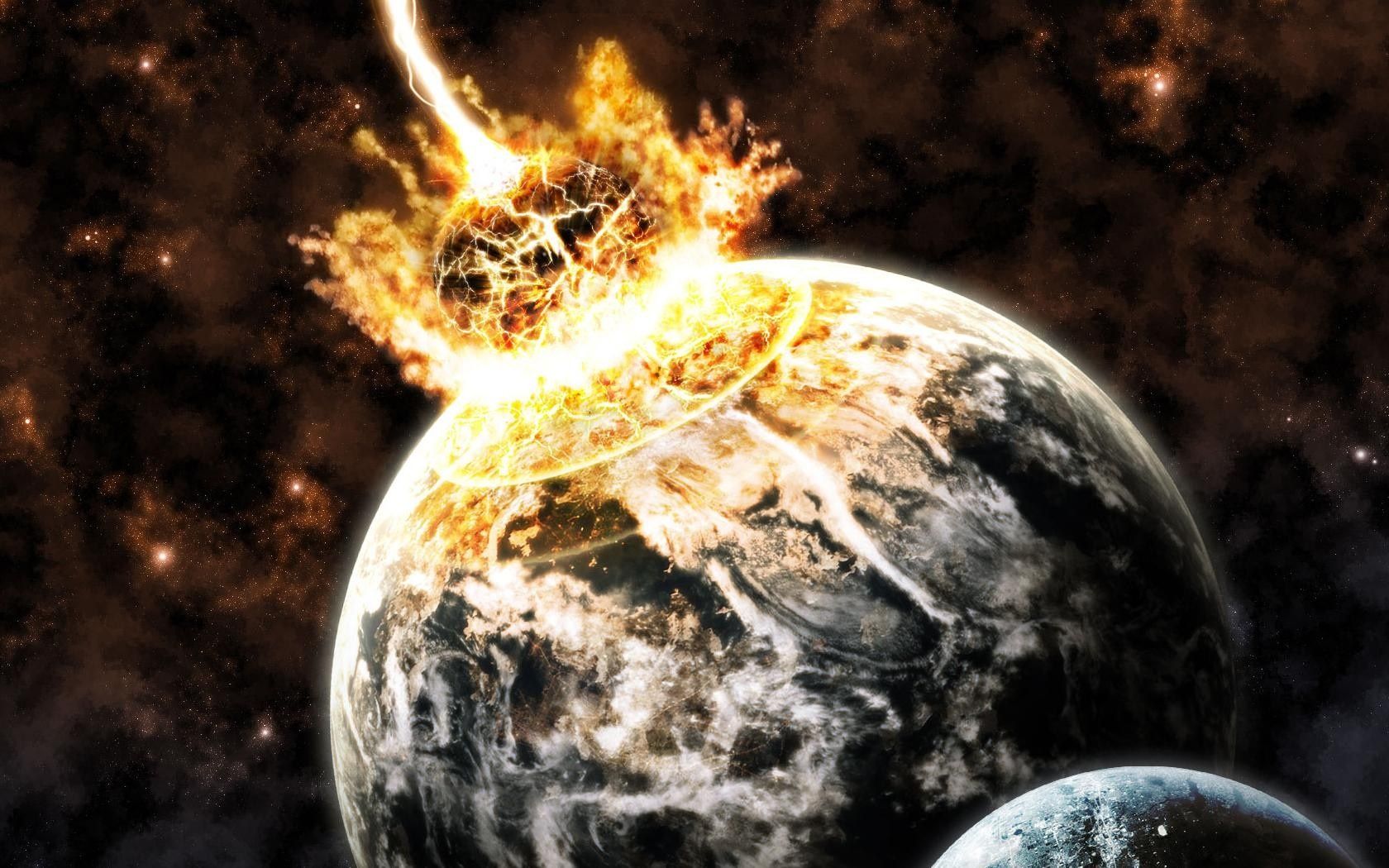 1680x1050 planet, space, Earth, atmosphere, explosion, universe, atmosphere of earth, outer space, astronomical object Gallery HD Wallpaper