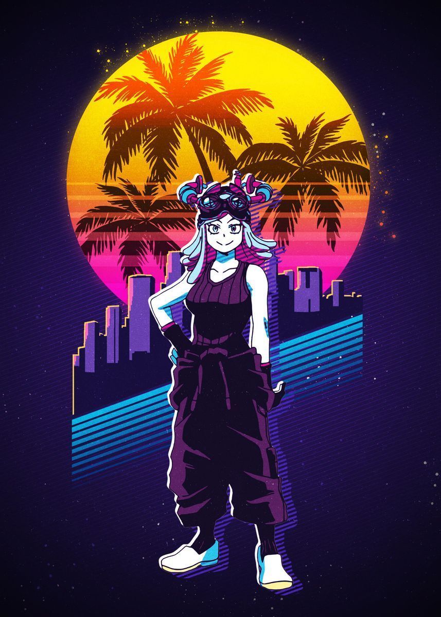 857x1200 Mei Hatsume My Hero' Poster by Retro Nice Picture