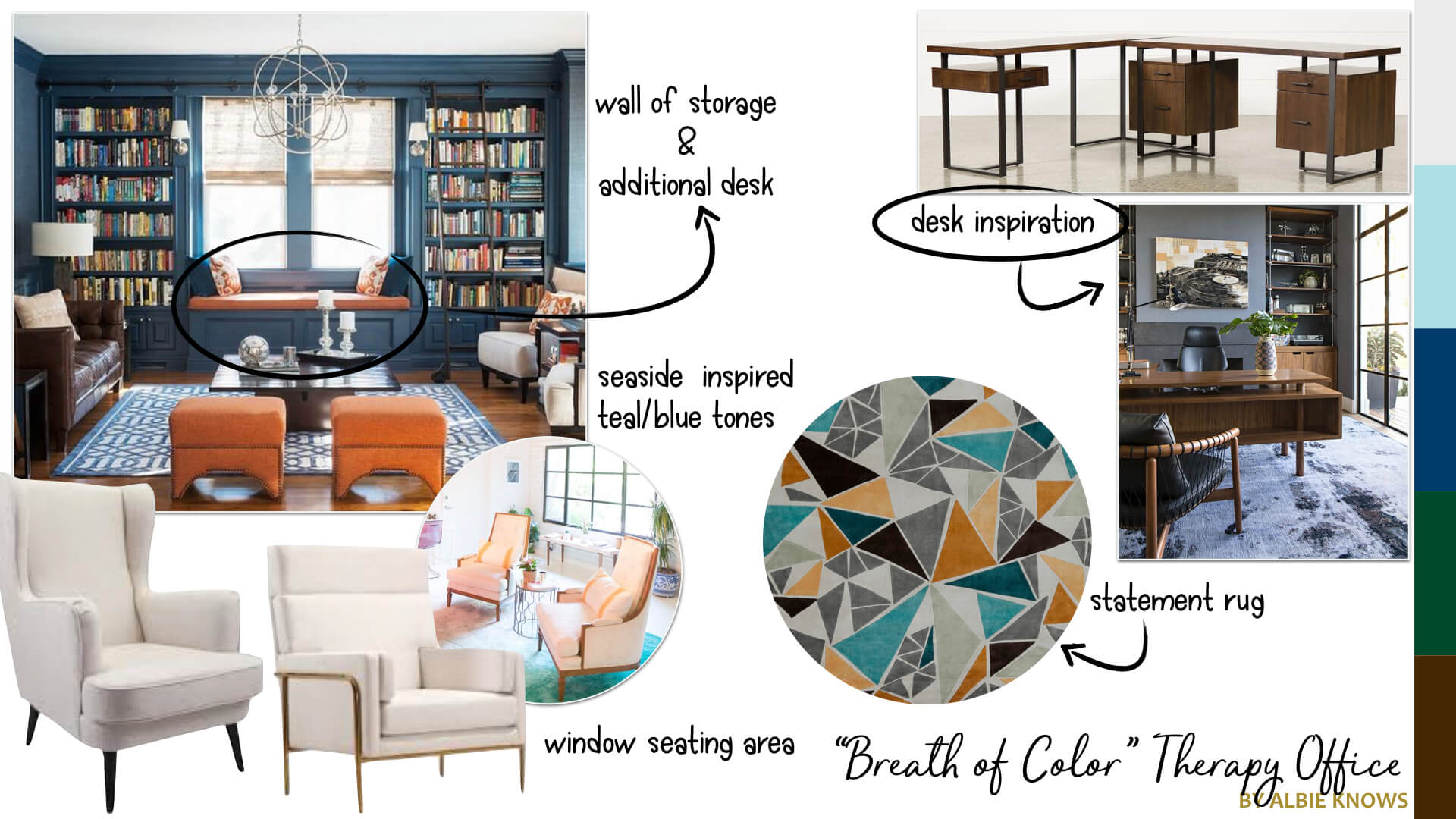 1920x1080 Creative Therapy Office Breath of Color Transformation by Albie Knows Interior Design + Content Creation