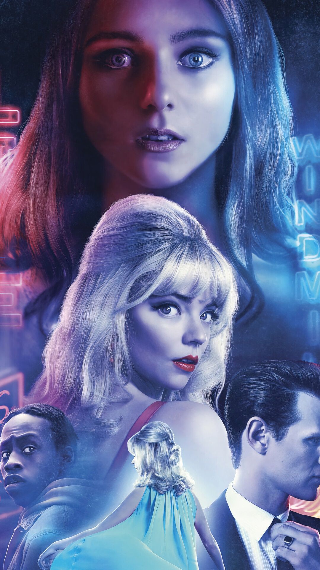 1080x1920 Last Night In Soho, Movie, Anya Taylor Joy, Thomasin Mckenzie Gallery HD Wallpaper
