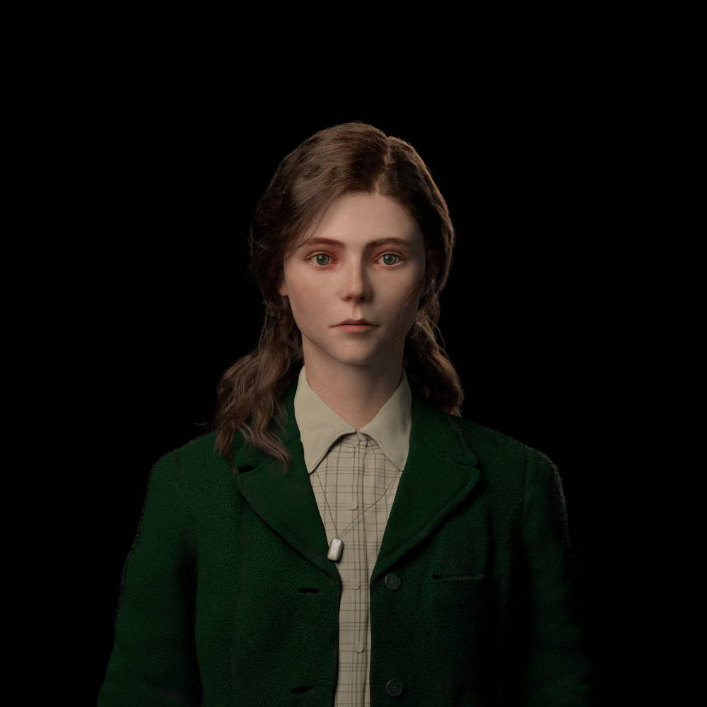 1000x1000 Jojo Rabbit Mckenzie by Dongyoung_Hwang. Fan Art. Sculpture. CGSociety. Jojo, Mckenzie, Pretty people