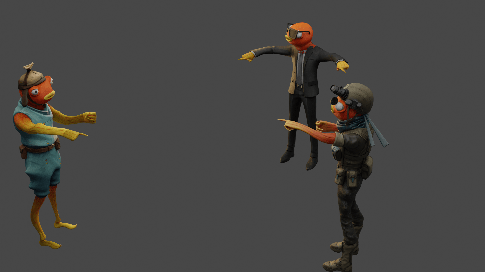 1920x1080 I poorly remade the spiderman pointing meme, but with fishsticks