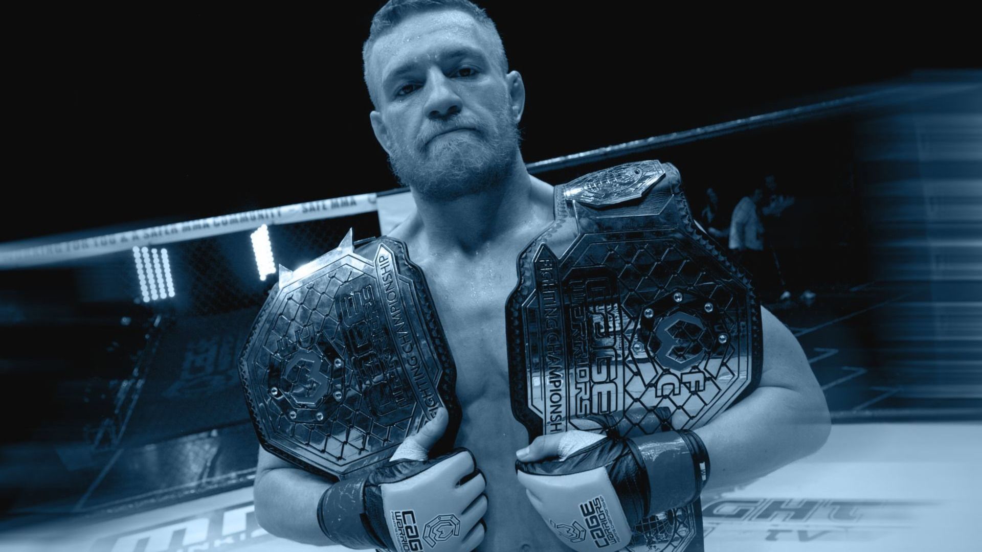 1920x1080 Download wallpaper fighter, fighter, mma, ufc, mixed martial arts, championship belt, conor mcgregor, Conor McGregor, section sports in resolution 1920x1080