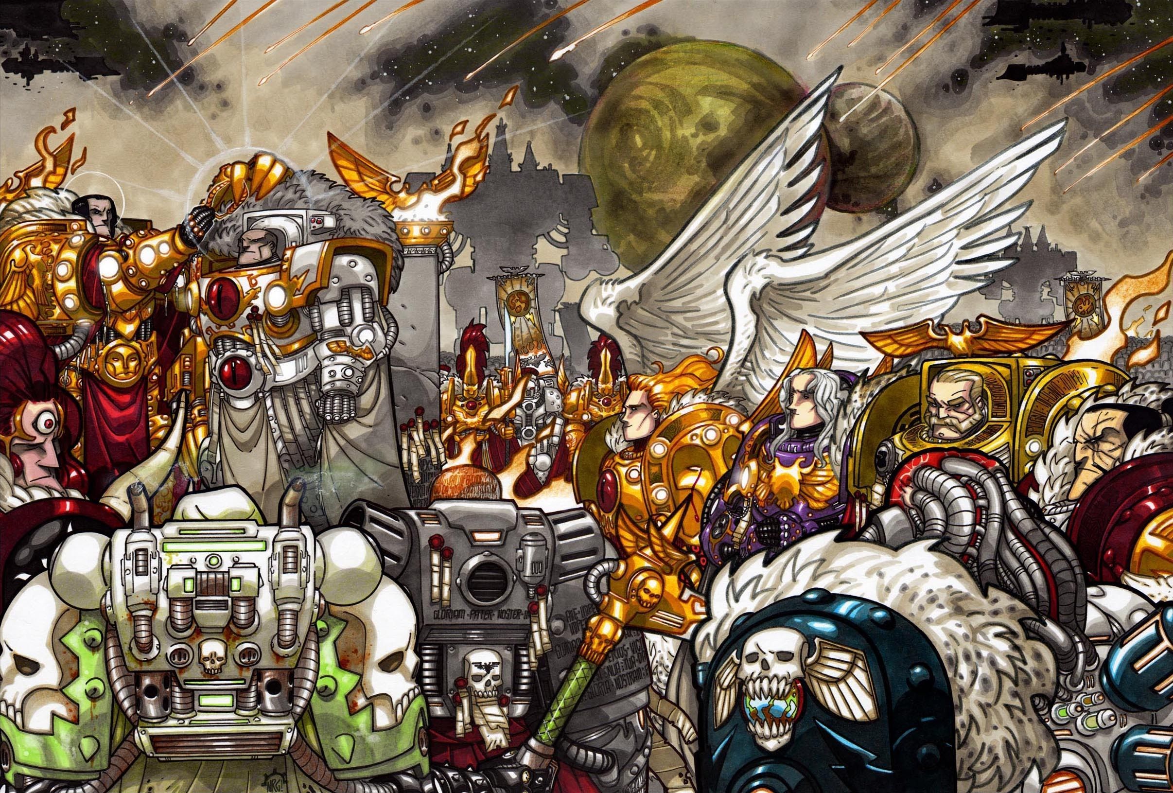 2413x1631 Free download emperor space marines adeptus astartes primarchs medals wallpaper [2413x1631] for your Desktop, Mobile & Tablet. Explore Dark Angel Space Marine Wallpaper. Dark Space Wallpaper, Dark Angel Wallpaper