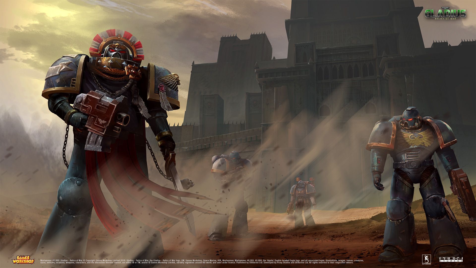 1920x1080 Warhammer Gladius, space marines, Adeptus Astartes, Games Workshopx1080 Wallpaper
