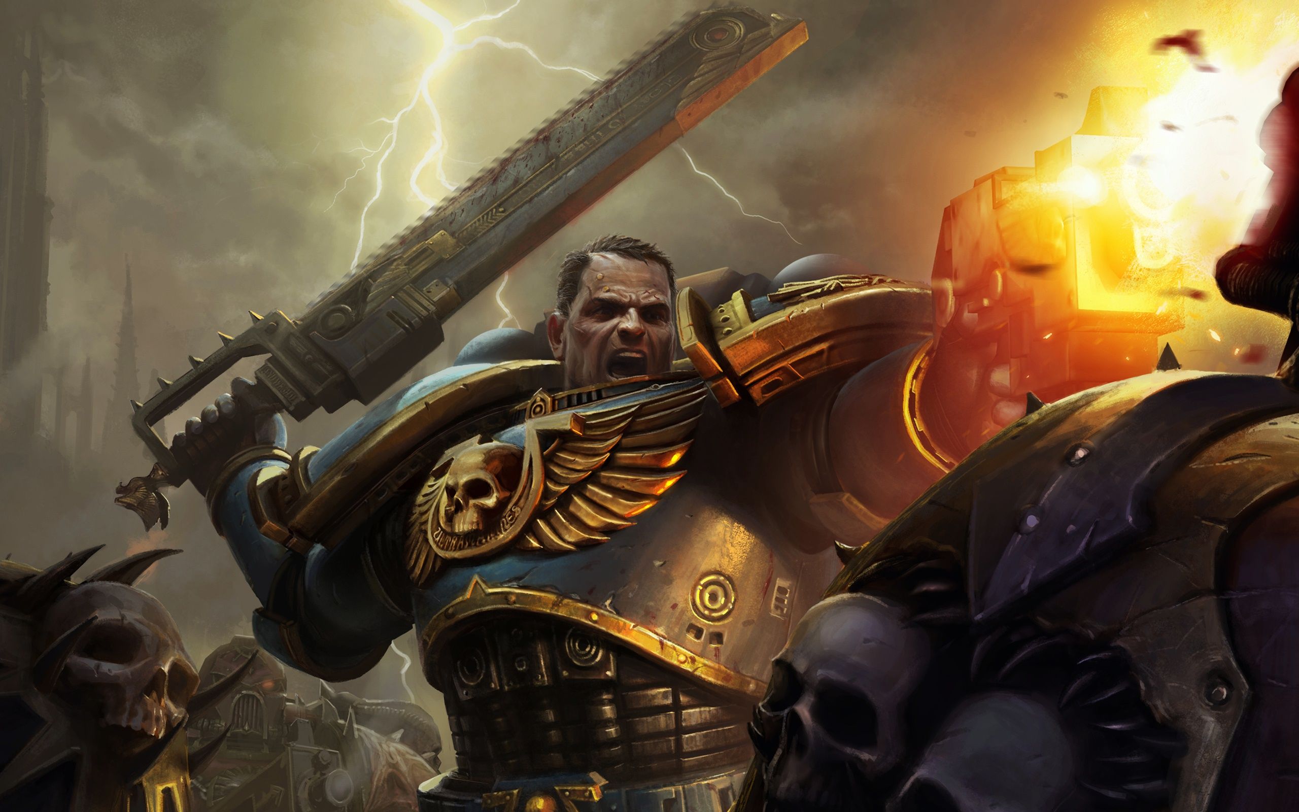 2560x1600 Warhammer 40K Space Marine HD wallpaper