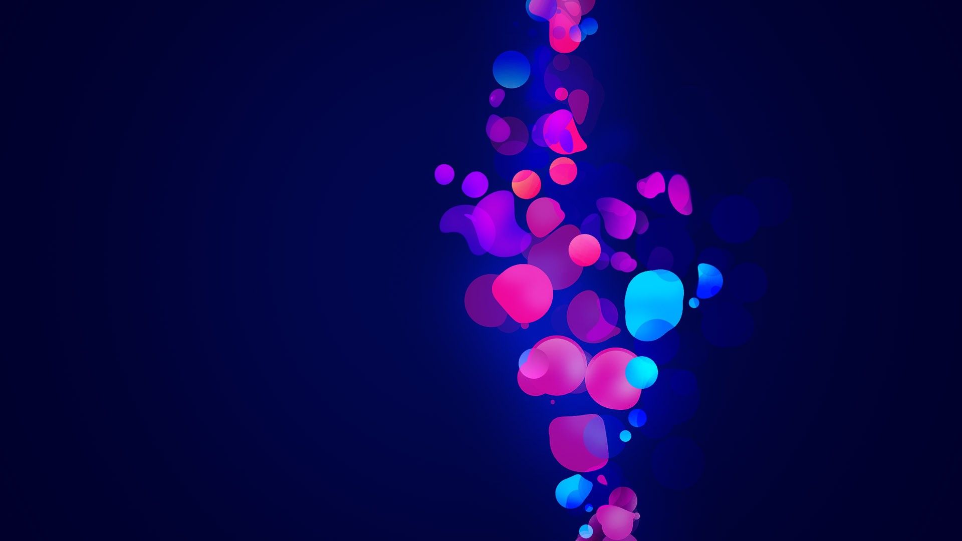 1920x1080 abstract, simple background, blue background, shapes, digital art Gallery HD Wallpaper