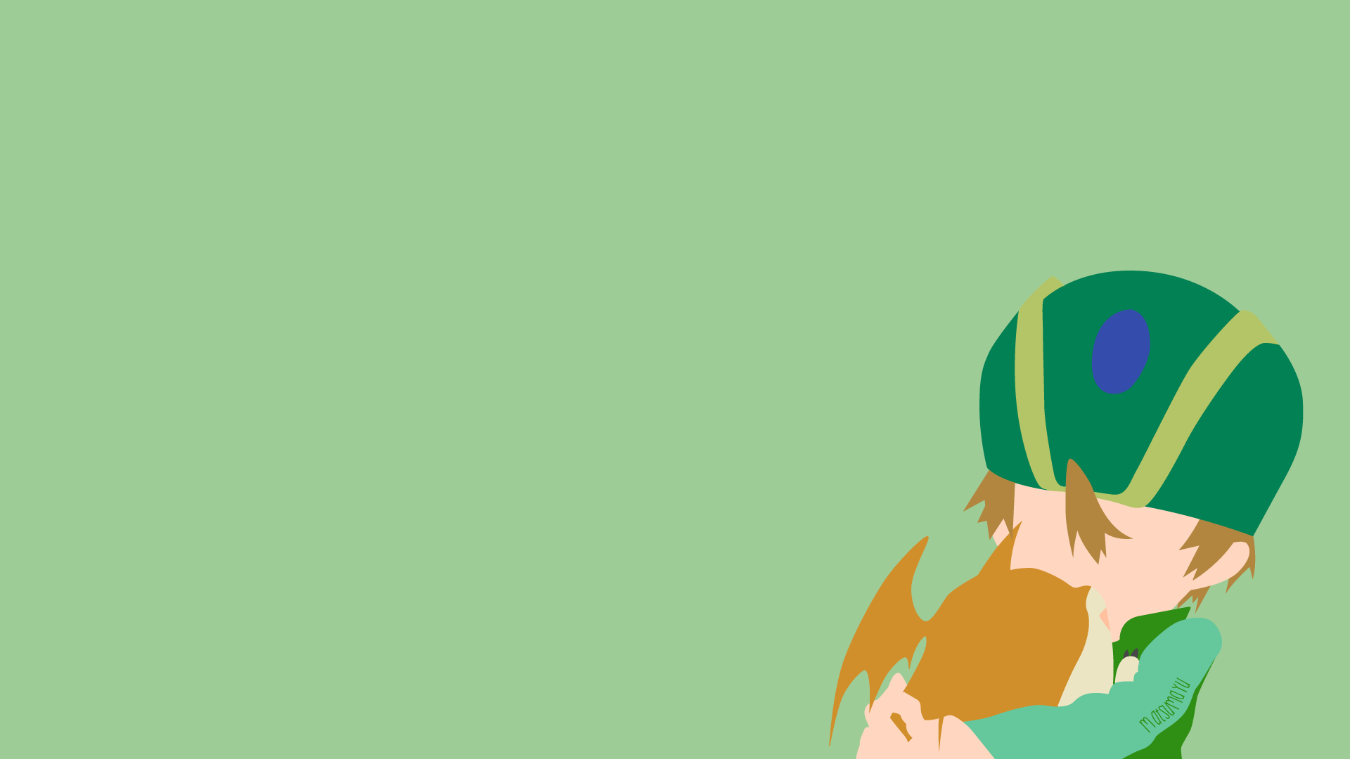 1920x1080 Takaishi Takeru Patamon Digimon Wallpaper:1920x1080