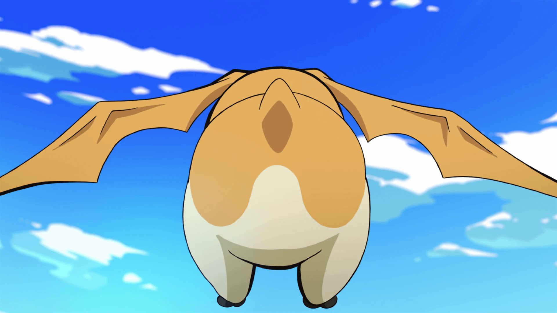 1920x1080 The very first thing we saw of Tri Chapter 3 was Patamon's butt