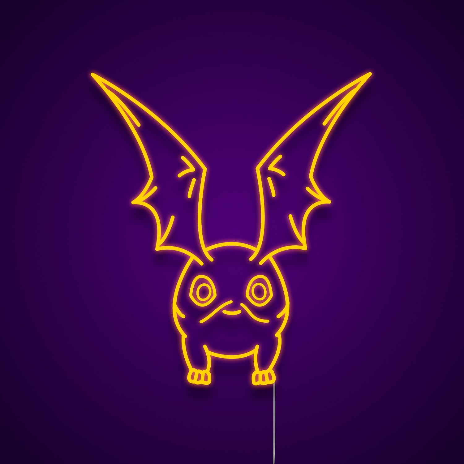 1500x1500 Patamon Digimon Neon Light Sign. Custom Neon Sign