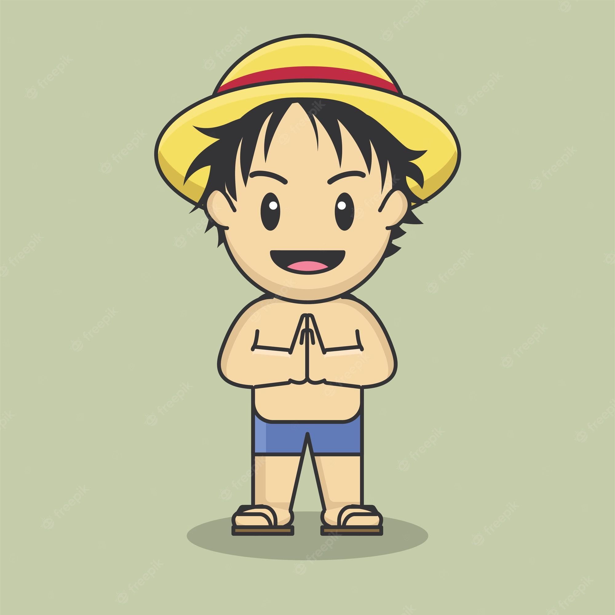2000x2000 Premium Vector. Manga anime pirate japan character cute ocean sea one piece gold ship boat tattoo flag skull cartoon