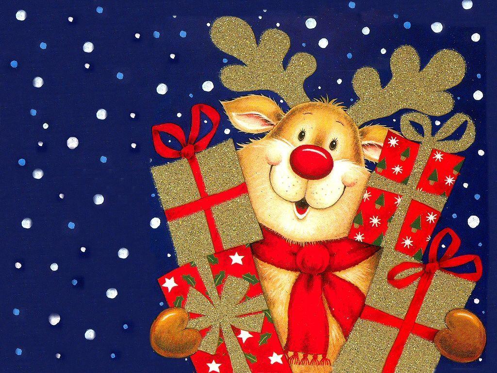 1024x768 Free Snowman Wallpaper