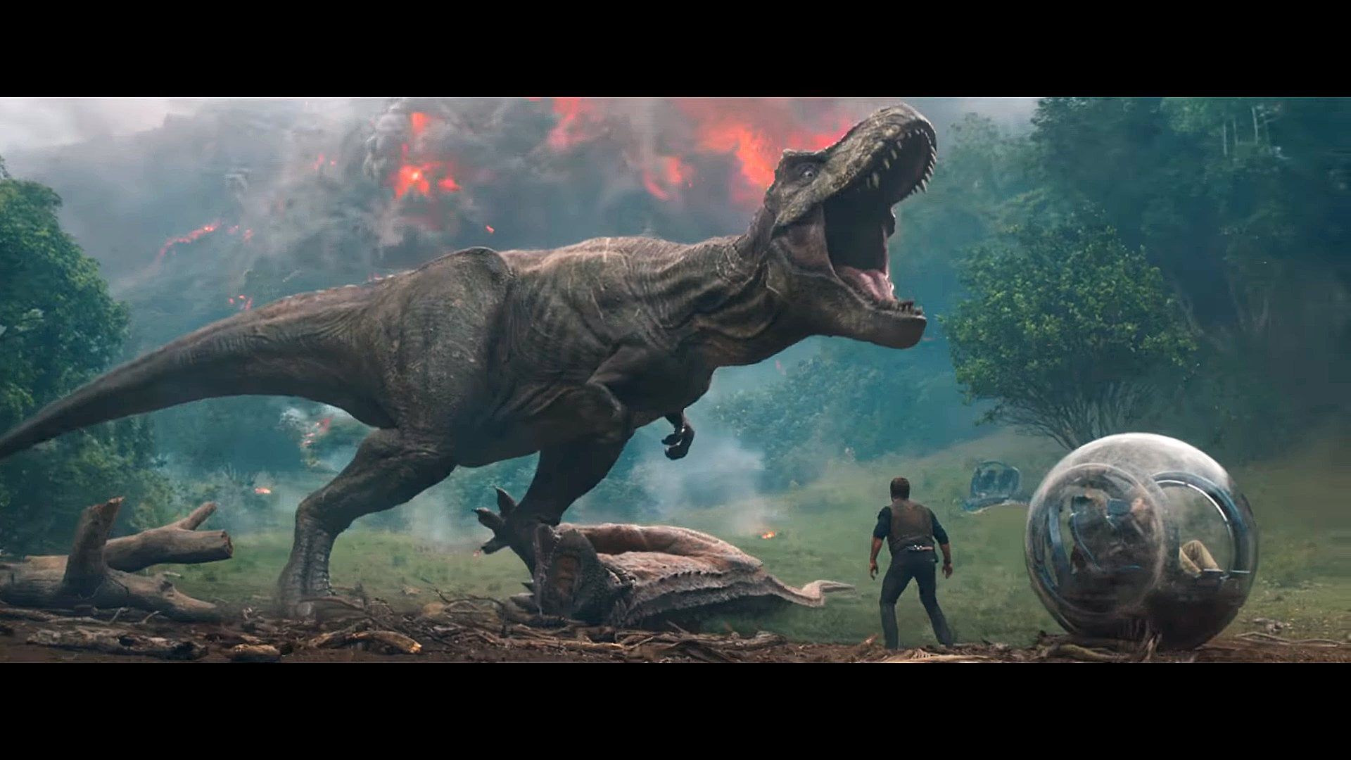 1920x1080 Jurassic World 2 Rexy wallpaper [1920x1080]